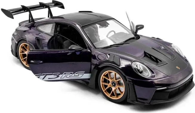 2024 Porsche 911 GT3 RS Weissach Package Purple in 1:18 scale by Solido