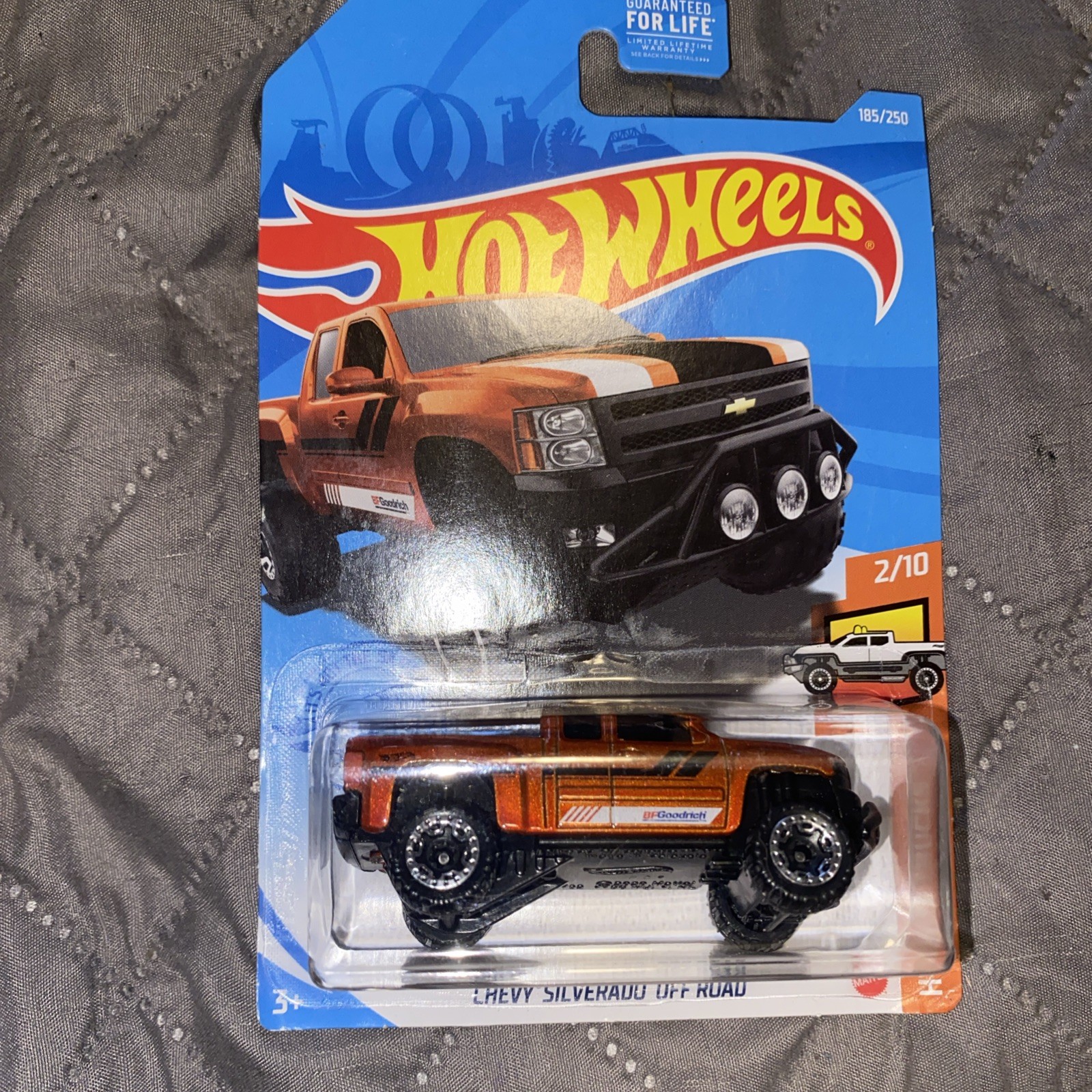 2020 Hot Wheels Chevy Silverado Off Road Truck 185/250 HW Hot Truck 2/10