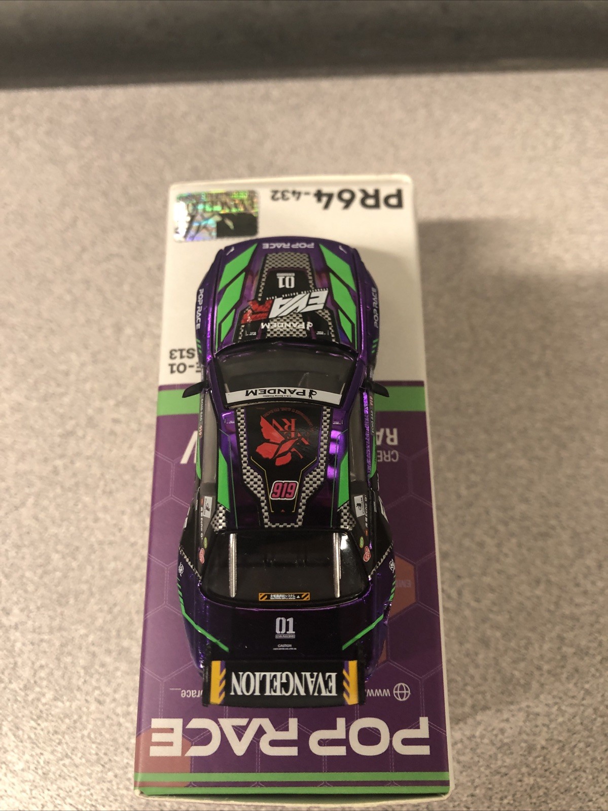 Pop Race 1:64 Factory Sealed EVA RT Test Type-01 Pandem S13 Nissan Silvia #432
