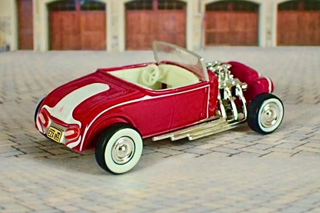 Barris “Emperor” 1929 Ford Model-A Flathead V8 Kustom Roadster 1/64 Scale LE M
