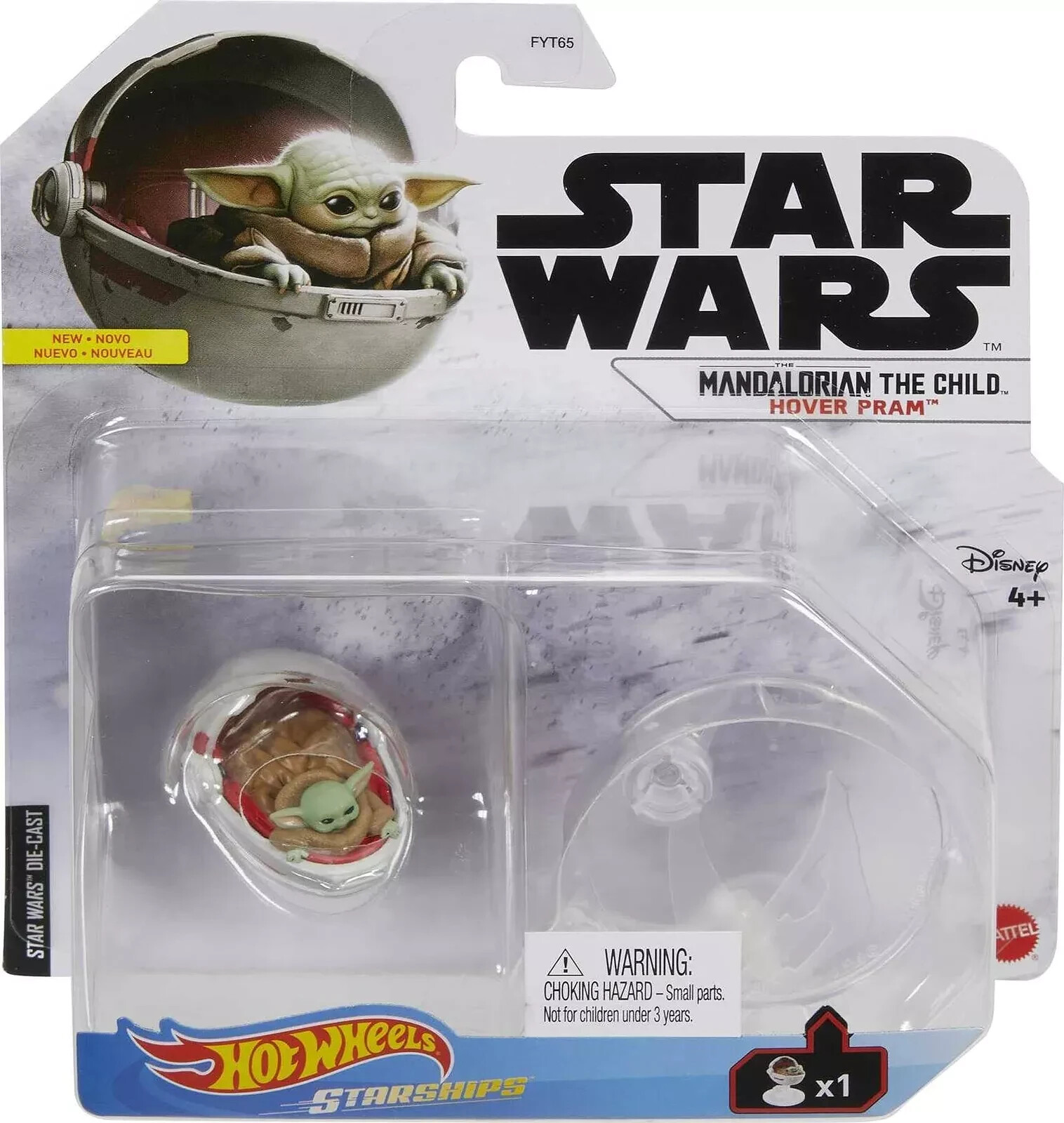 Hot Wheels Starships Star Wars Mandalorian The Child Hover Pram Brand New