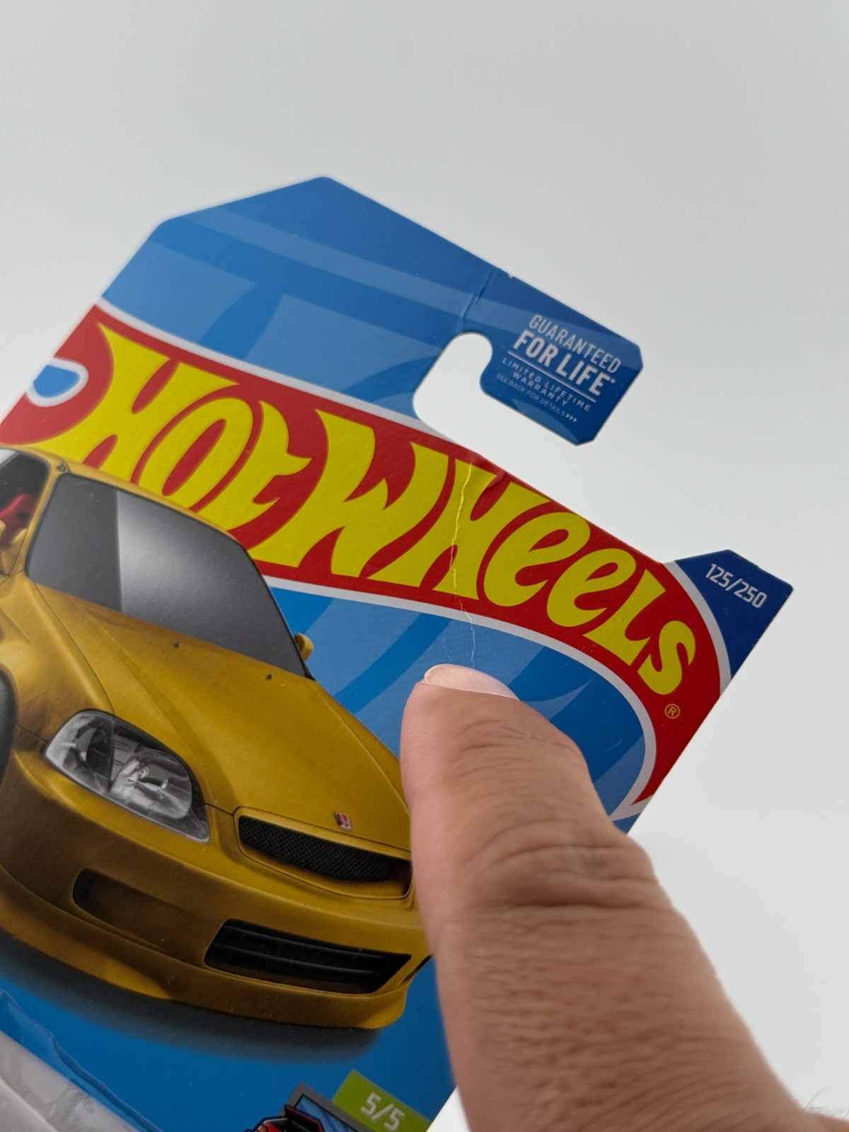 2022 Hot Wheels Super Treasure Hunt STH ’99 Honda Civic Type R EK9 Golden Nugget
