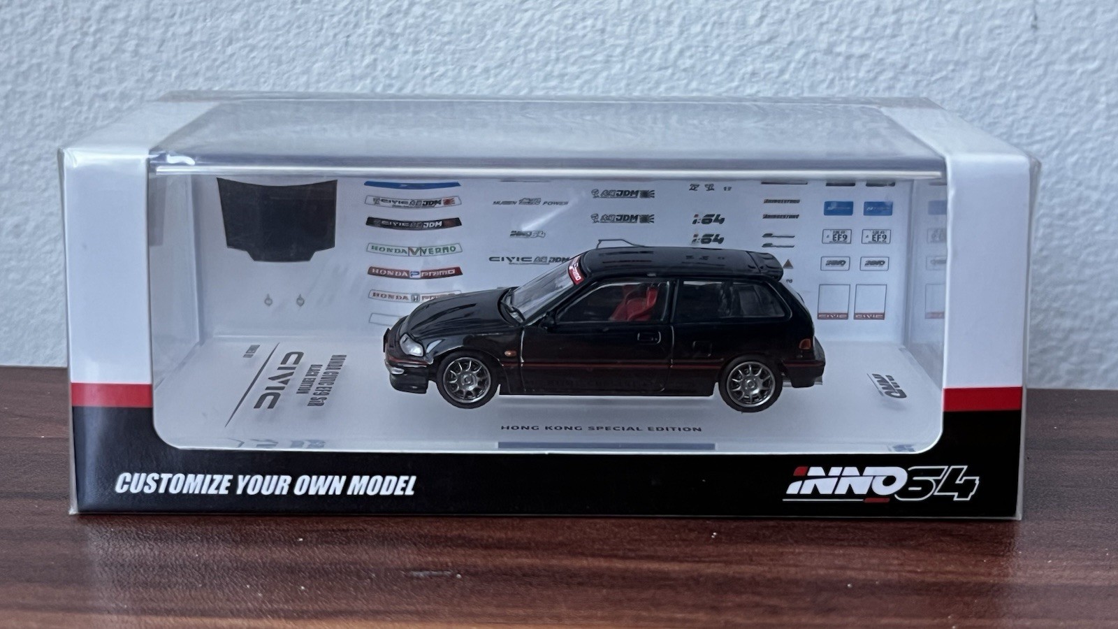 INNO64 HONDA CIVIC EF9 SiR BLACK EDITION SEALED NIP