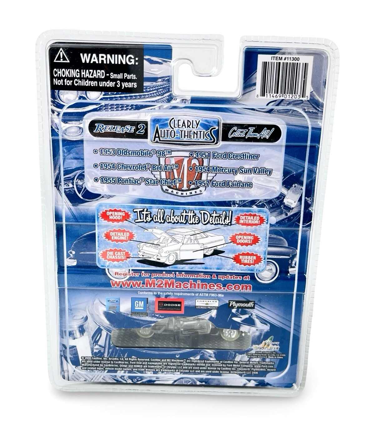 M2 Machines 2-08 Clearly Auto-Thentics 1953 Oldsmobile 98 – 2008 Diecast