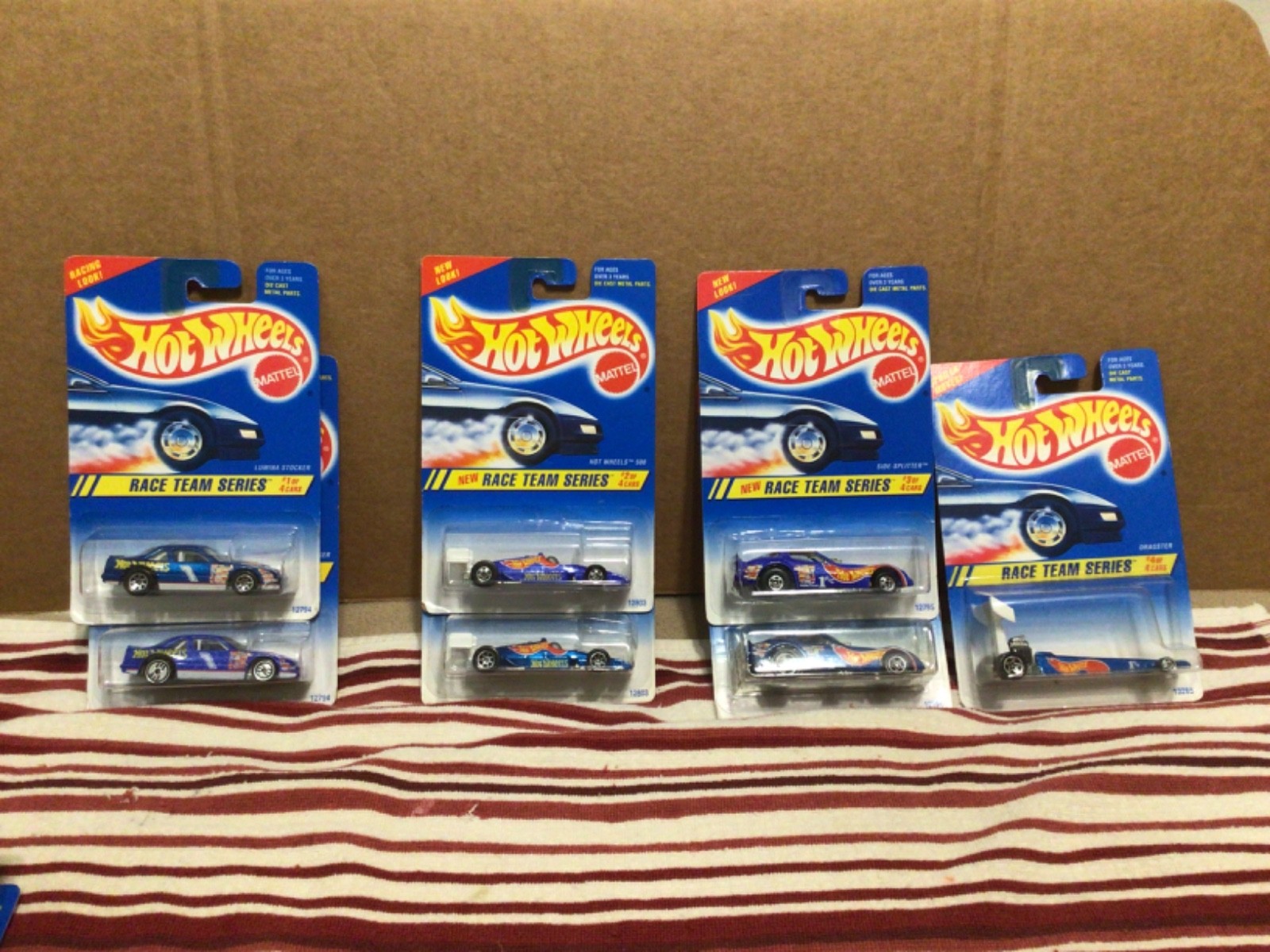 2026 Hot Wheels 1994,95,96,97, Race Team series complete sets of 4 see photos