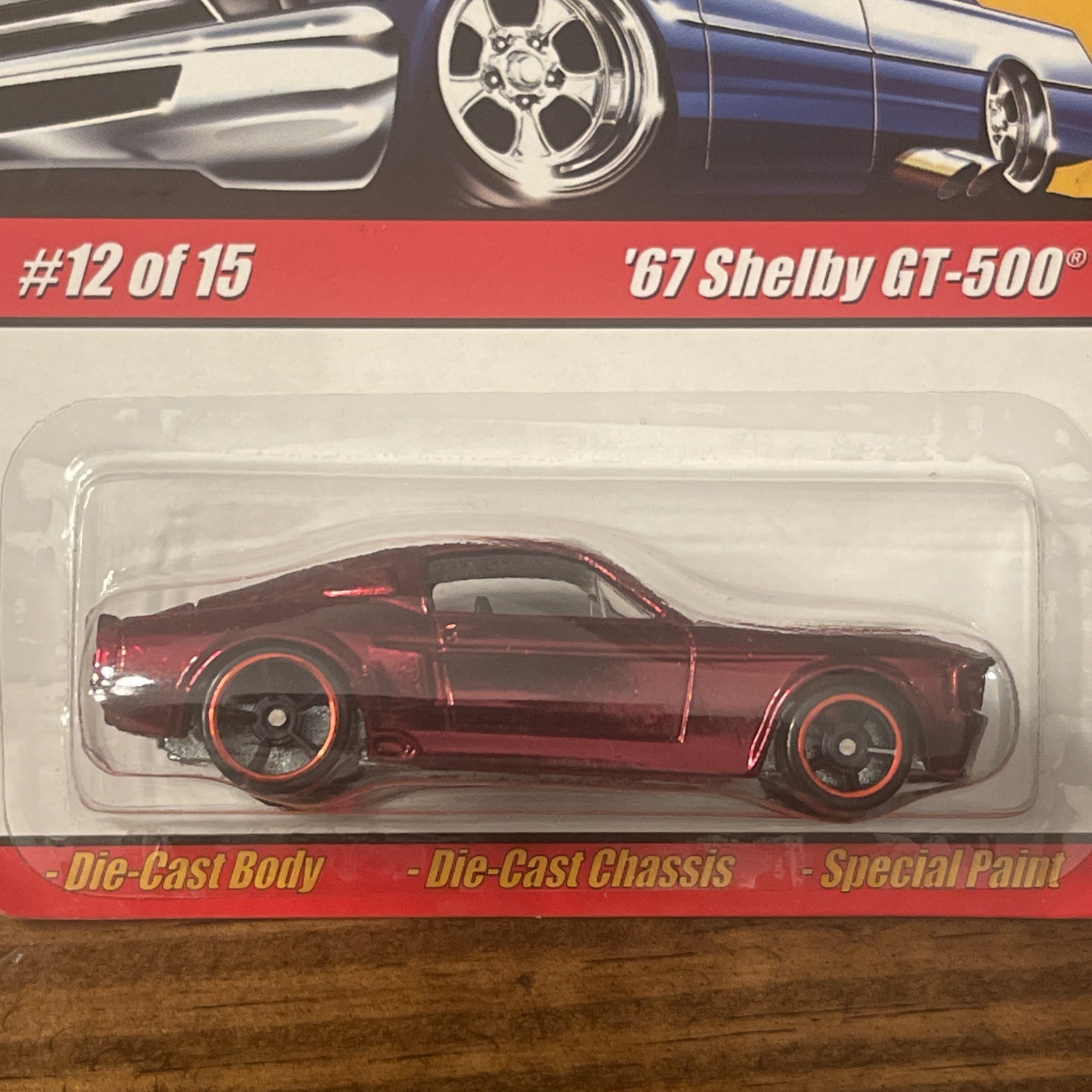 Hot Wheels Modern Classics 67 Shelby GT-500 Red Special Paint, #12/15 40th
