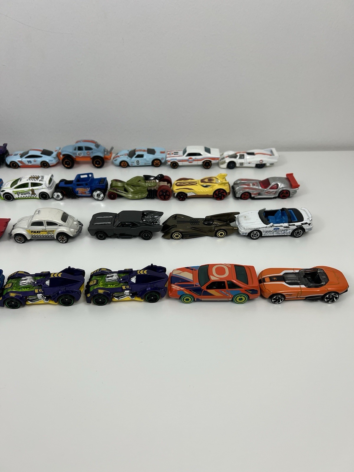 Hot Wheels Matchbox Mixed Lot Of 46 Race Car Style Metal Die Cast Vehicles Loose