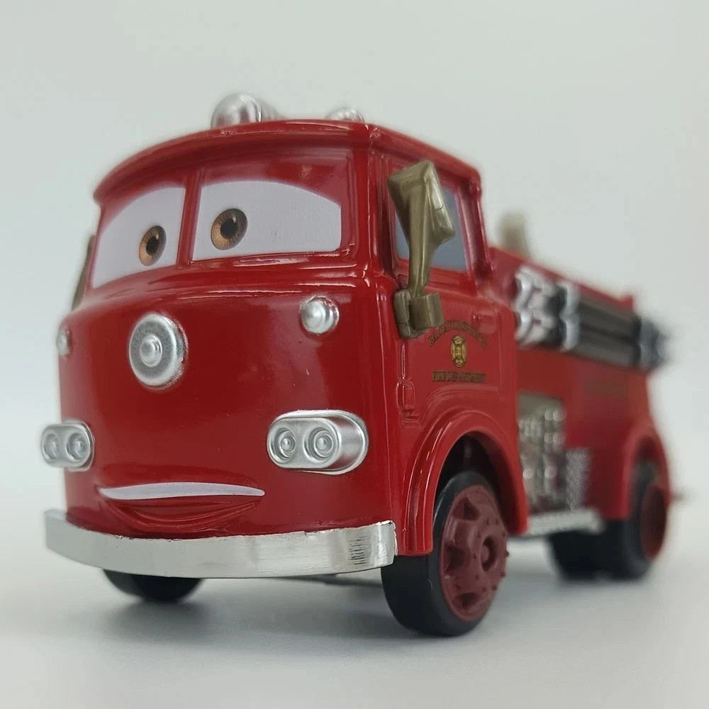 Pixar Cars Red Firetruck Metal 1:55 Diecast Model Toy Kids Gift Loose**