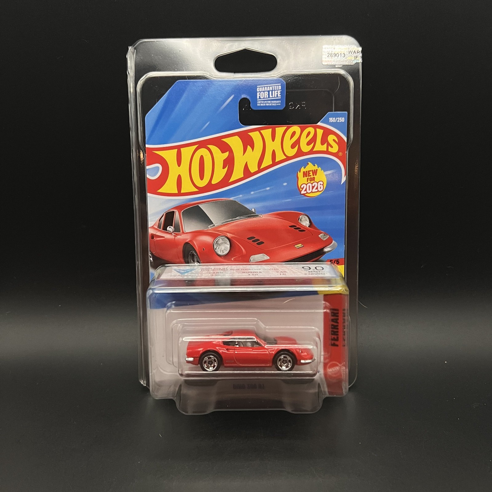 Hot Wheels High Graded MINT 9.0 | DINO 206 GT