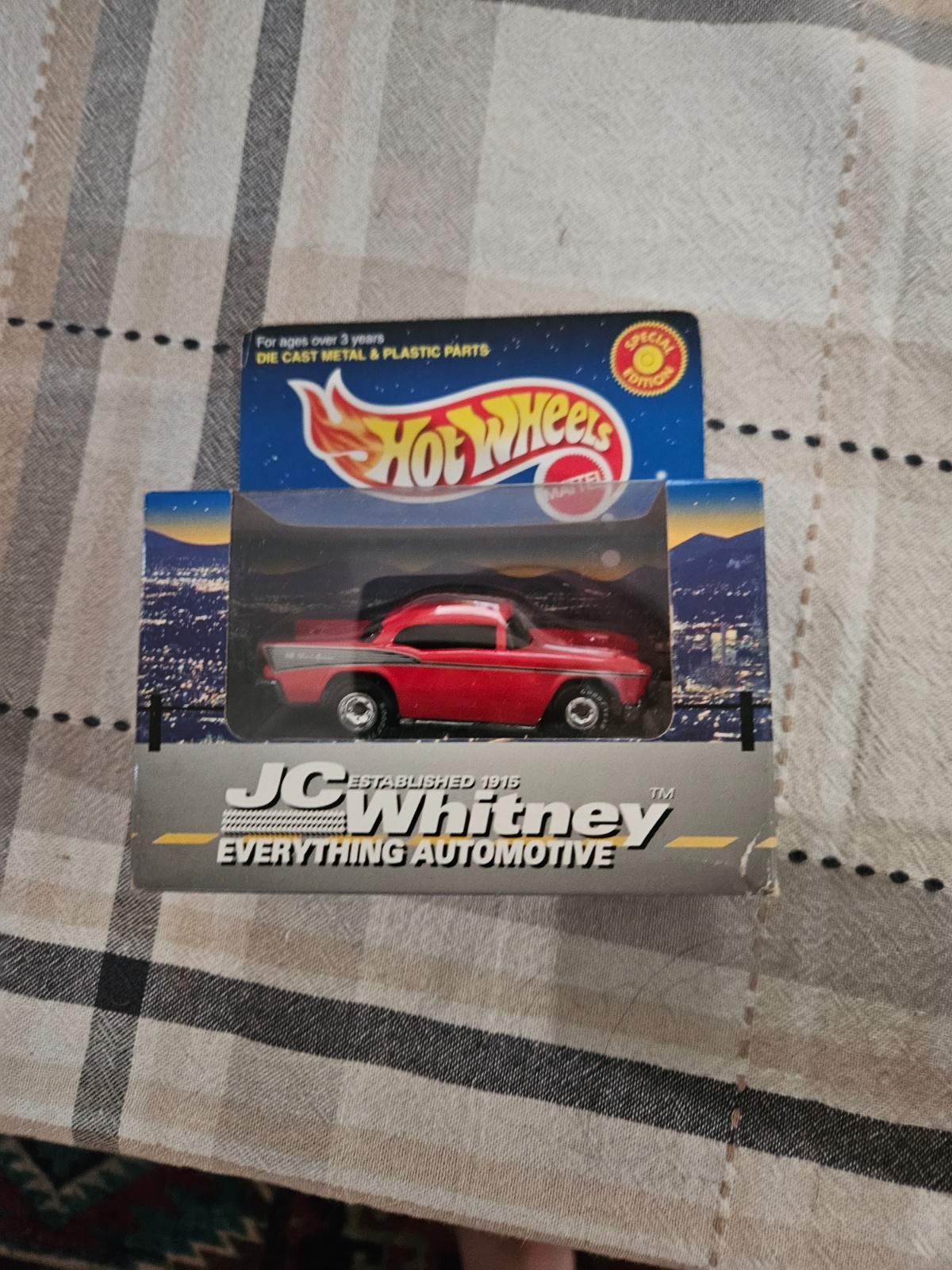 RARE JC Whitney Hot Wheels Promo Set – 4‑Car Bundle – Boxed & Carded – Clean Con