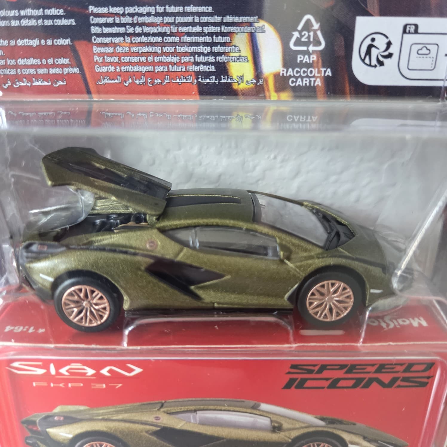 MAISTO SPEED ICONS Lamborghini Huracan and Lamborghini Sian FKP 35 set of 4