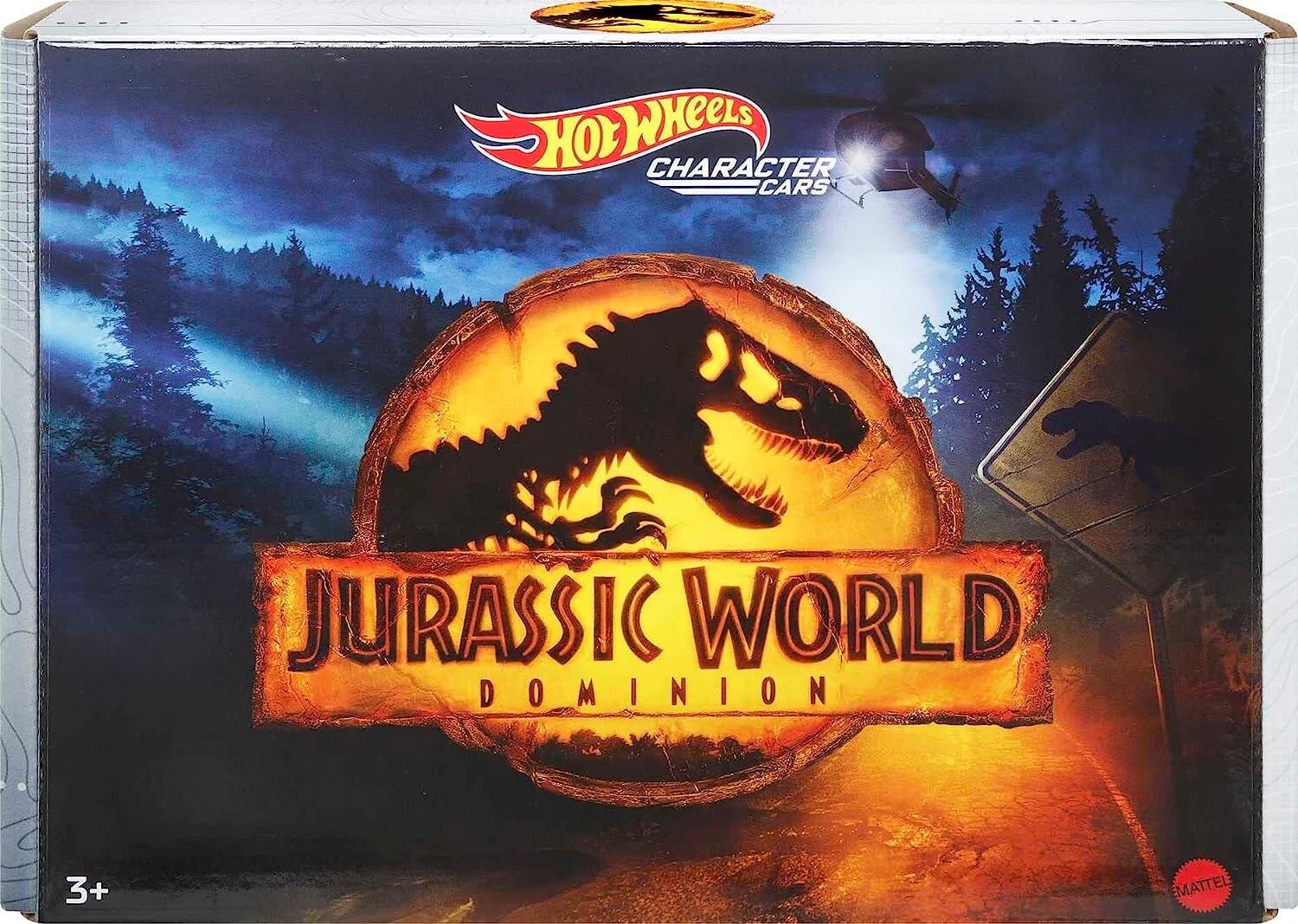 🦖 2022 NEW Hot Wheels Jurassic World Dominion Character Cars 5 Pack Box Set 🦕
