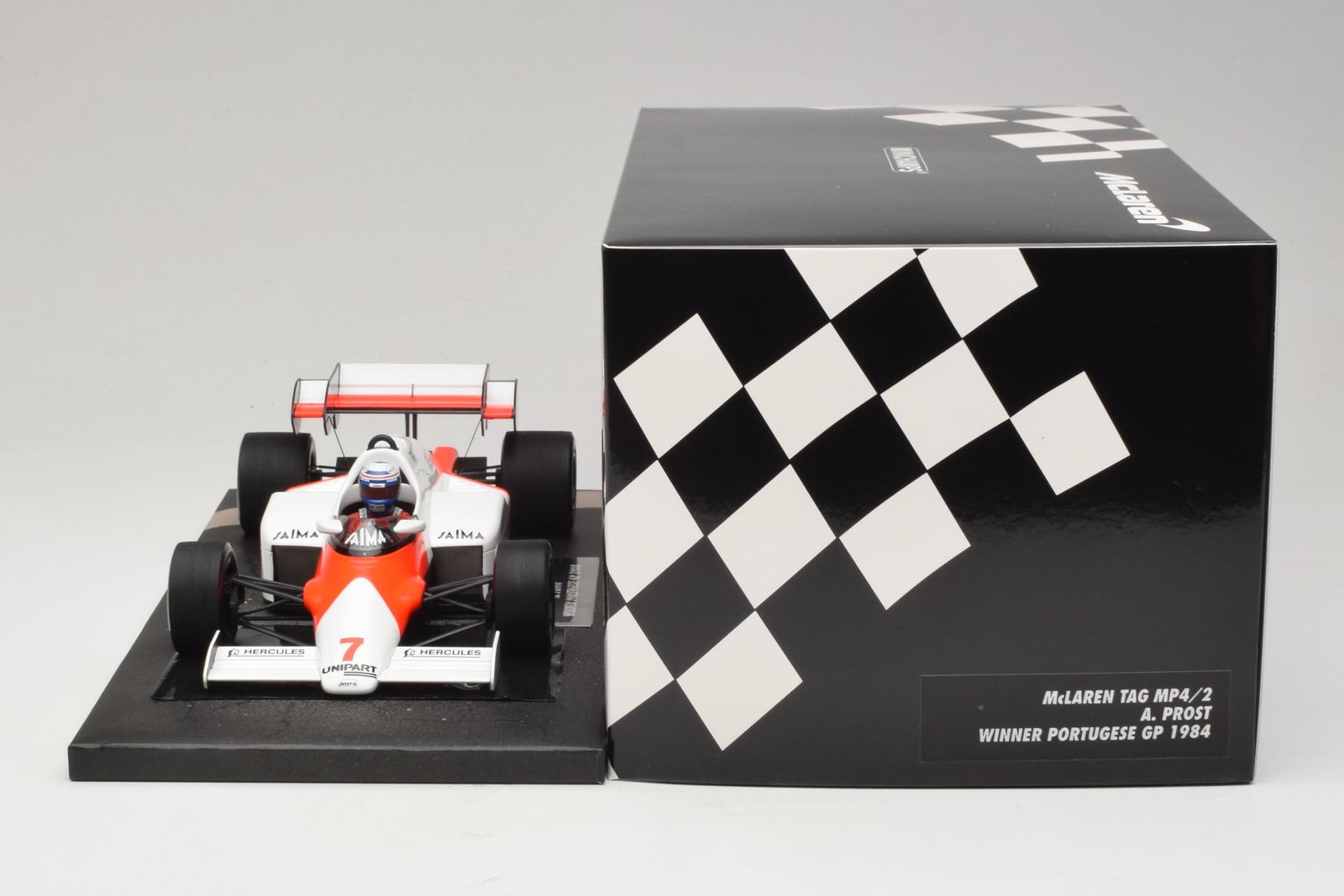 McLaren MP4/2 TAG #7 A. Prost Portuguese GP Winner 1984 Minichamps 1:18 | 537841