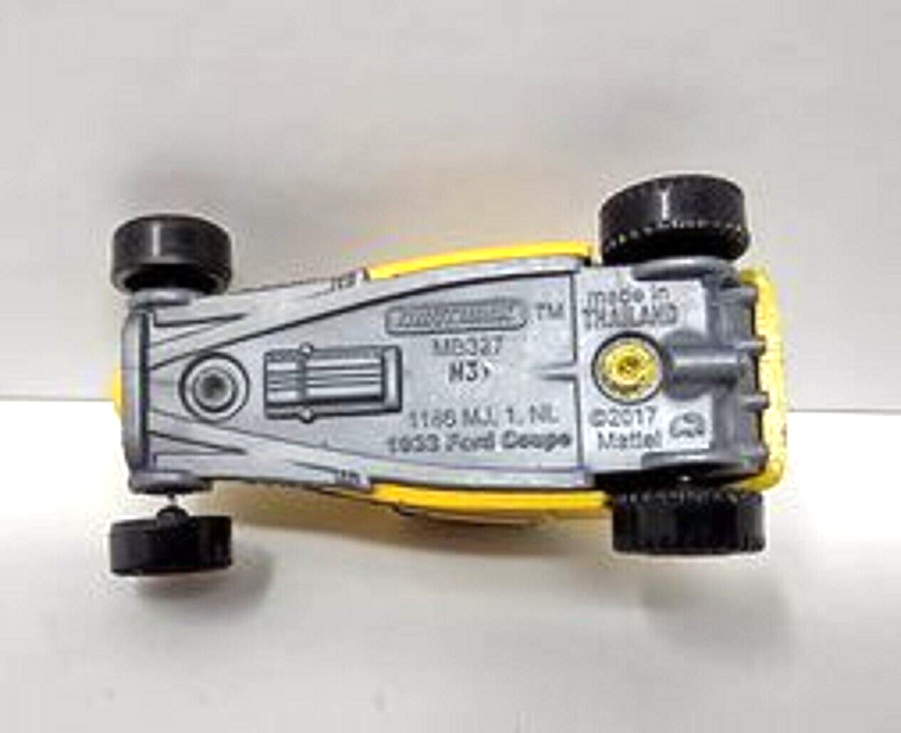 Matchbox 2017 Mattel 1933 Ford Coupe LAZABQ Yellow Hot Rod