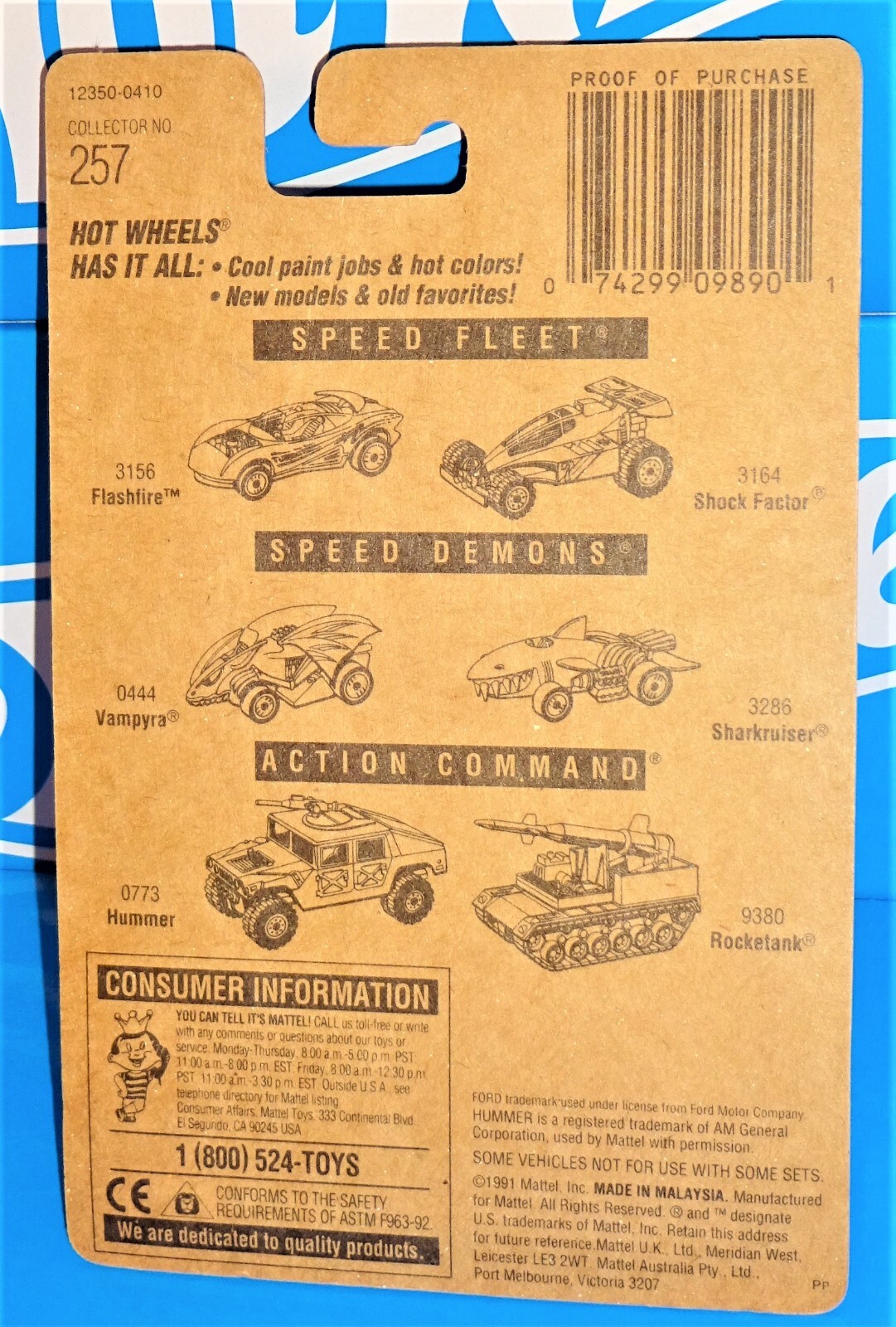 Hot Wheels Mid 1990s Mainline #257 3-Window ’34 Mtflk Silver w/ BWs