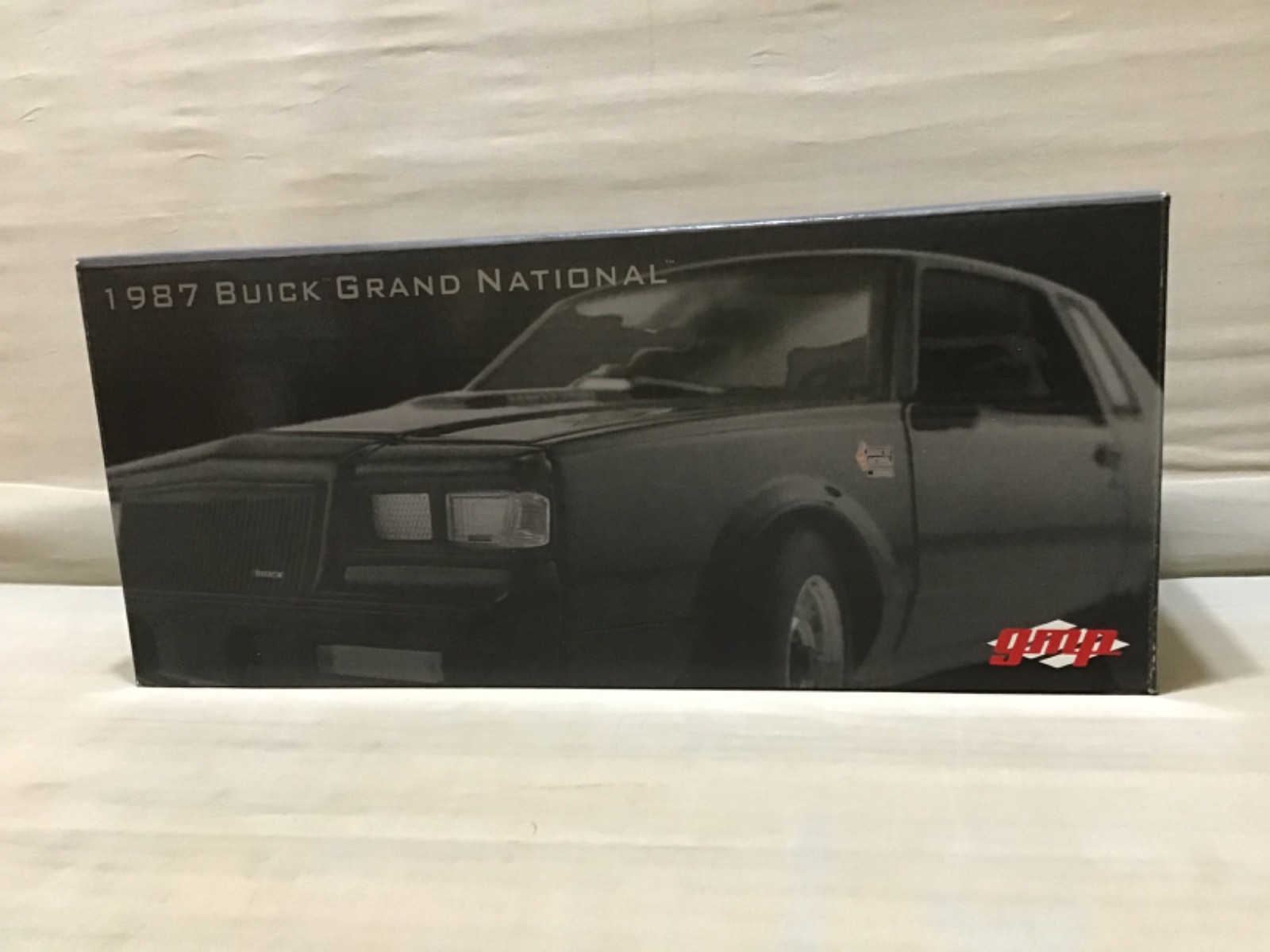 BUICK GRAND NATIONAL 1987 BLACK GMP #8201 DETAILED DIECAST RARE 1/24 read defect