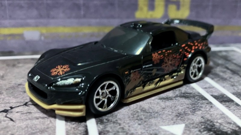 CUSTOM Black Honda S2000 • Chrome Real Riders • 2026 Hot Wheels F&F • HTF