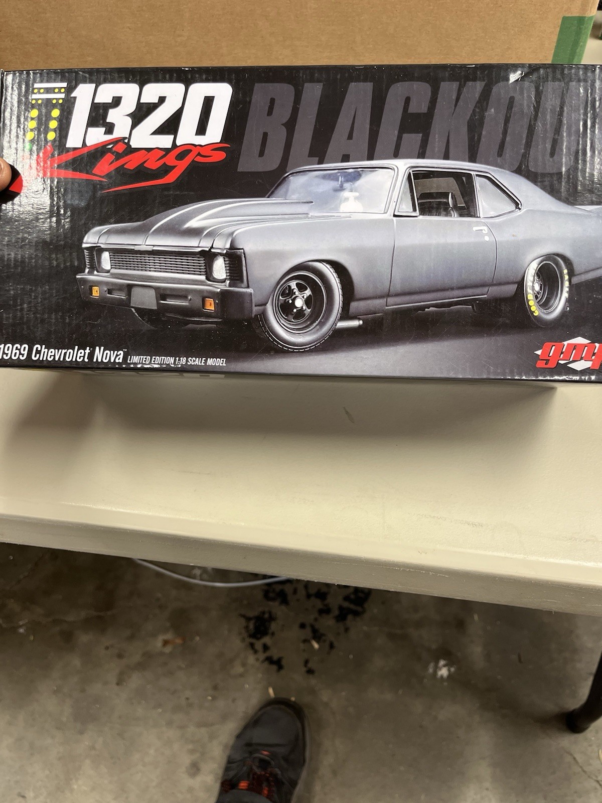 GMP 1320 Kings Blackout 1969 Chevrolet Nova 1:18 Diecast Black Limited