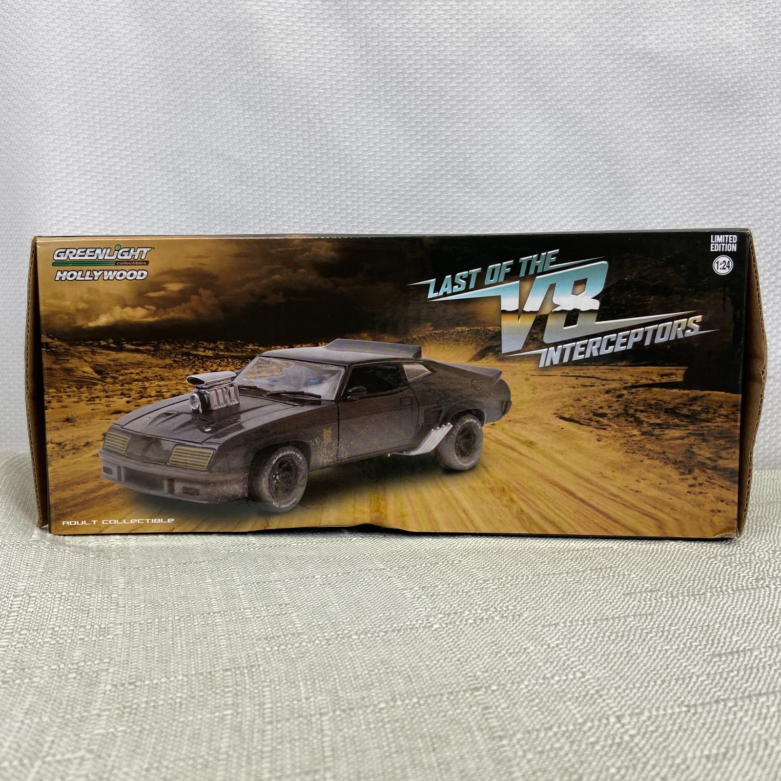 Last Of The V8 Interceptors 1973 Ford Falcon Mad Max (Weathered) Greenlight 1/24