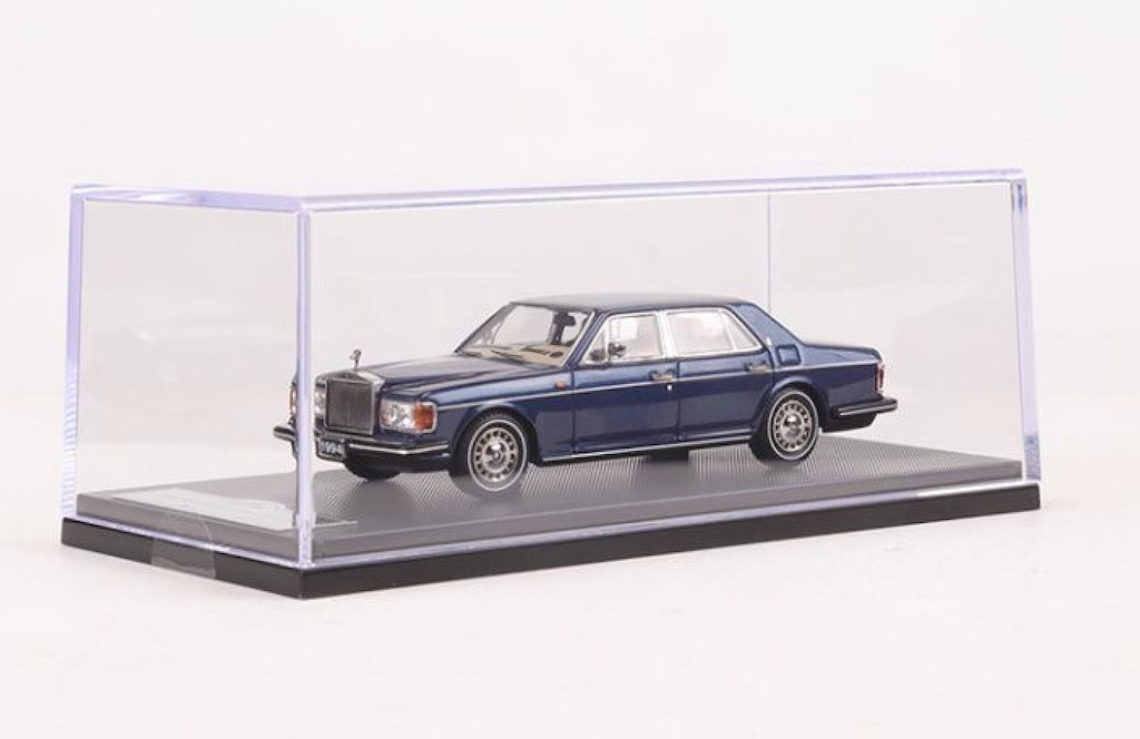 GFCC 1:64 Navy 1994 Silver Spur III Luxury Classic Model Diecast Metal Car