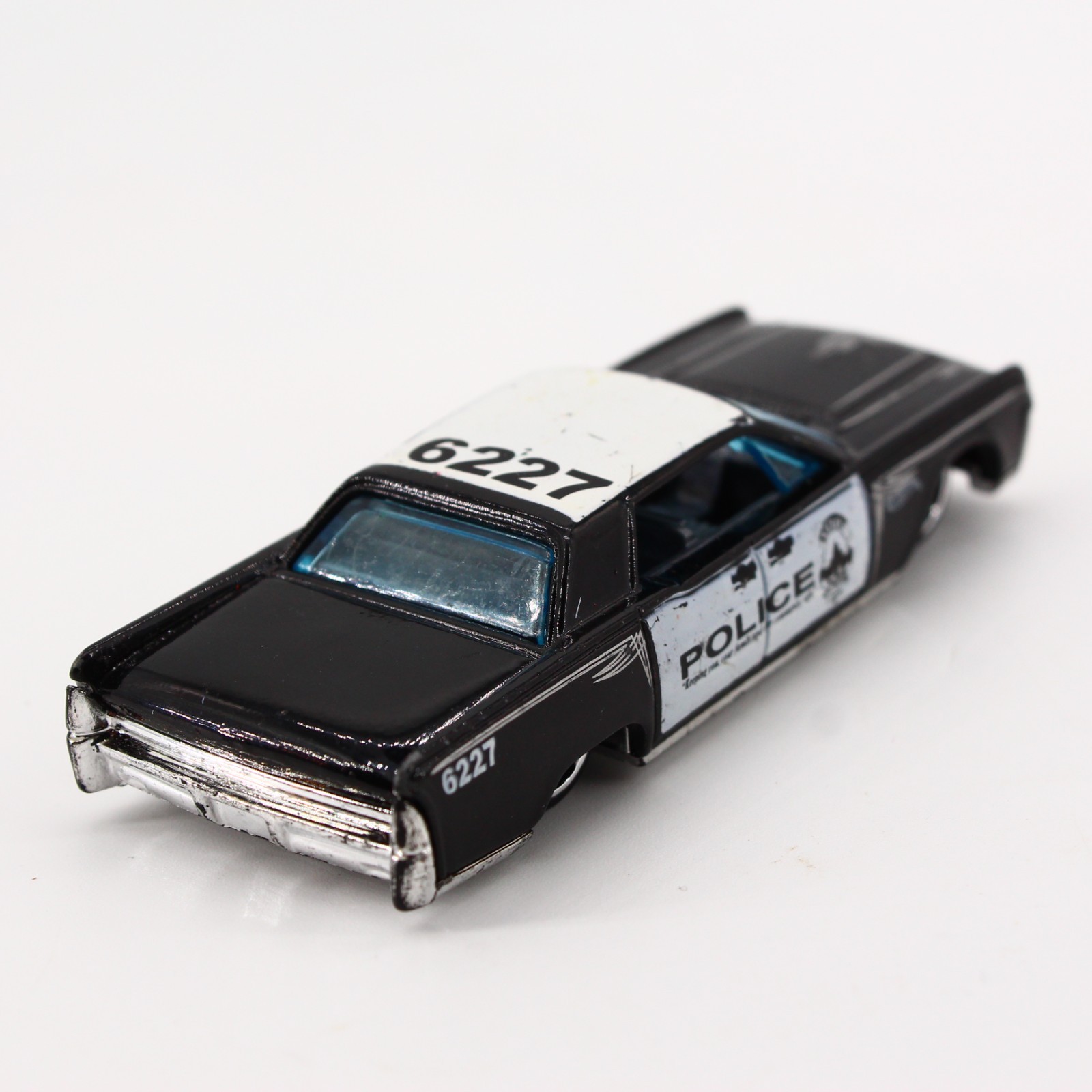 Hot Wheels 1964 Lincoln Continental Police Car Black 1:64 Diecast Loose