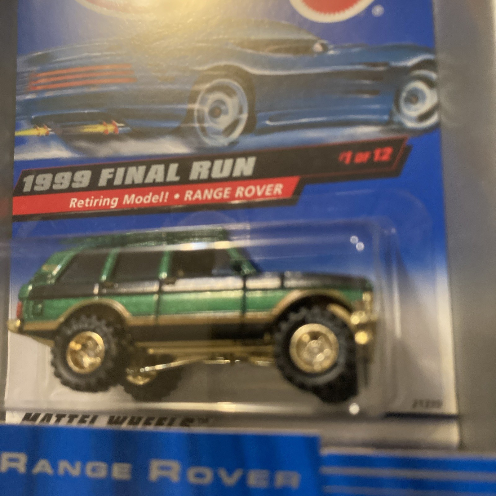 2 Hot Wheels 1999 Final Run Retiring Models #9 Mercedes 540K #1 Range Rover