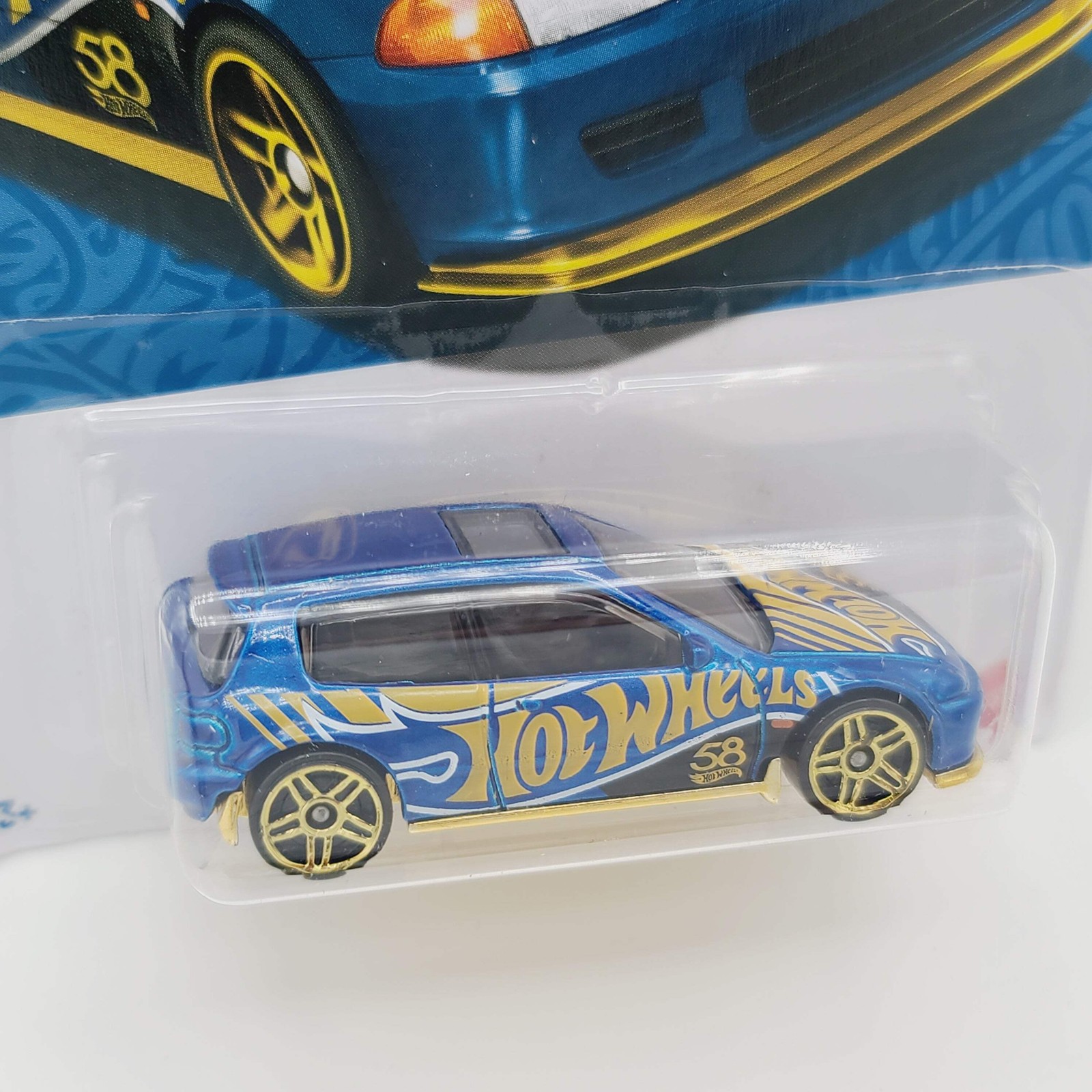 Hot Wheels ’92 Honda Civic EG (2026 Pearl & Chrome 58th Anniversary Mix 1)