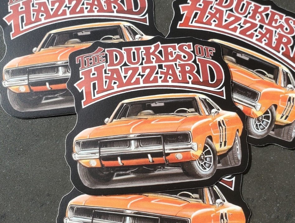 Dukes Of Hazzard STICKERS VARIETY 10 PACK *WORLDWIDE 🌐SHIPPING*