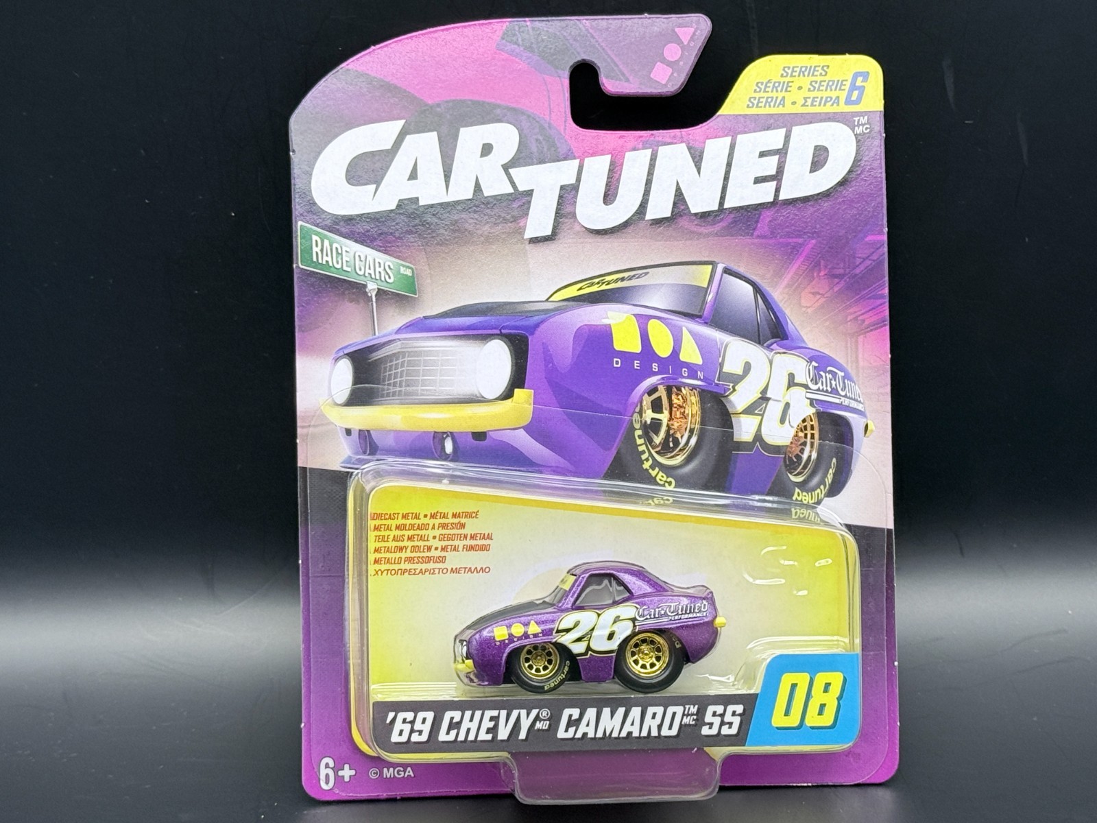 Cartuned 69 Chevy Camaro SS Purple Series 6 Hobby Alt. 2026 #08 1/64