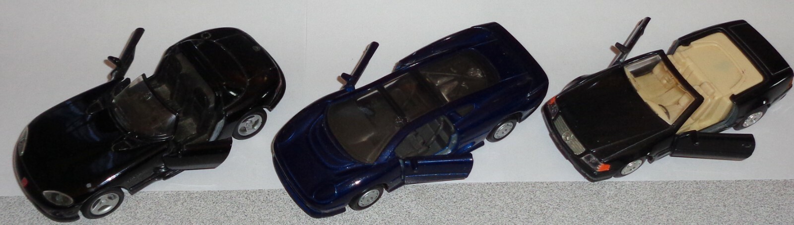 3-Different Maisto Friction Driven Pull Back Action Diecast Pre-Owned