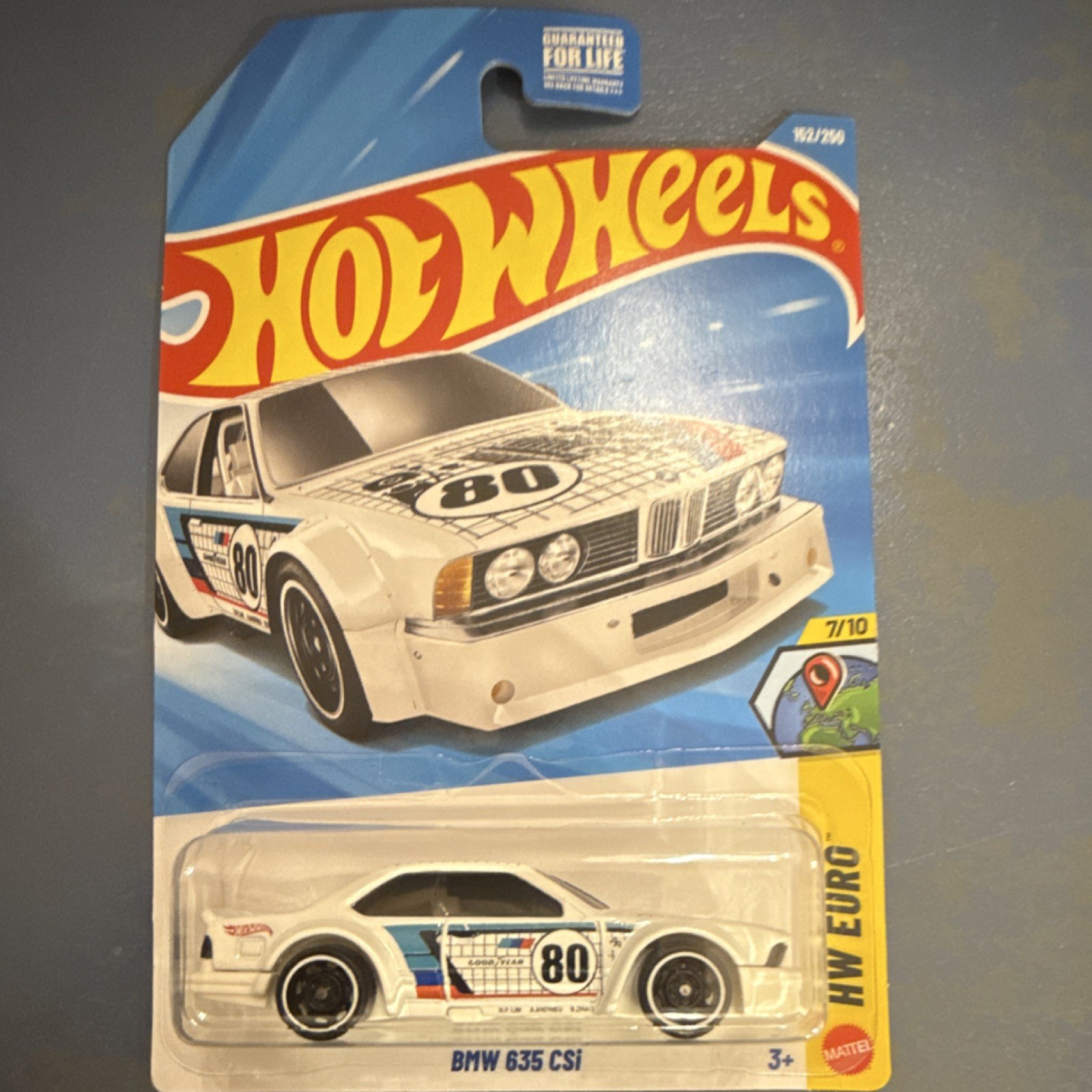 Hot Wheels BMW 635 CSi HW Euro 1:64 White Diecast Car Unopened