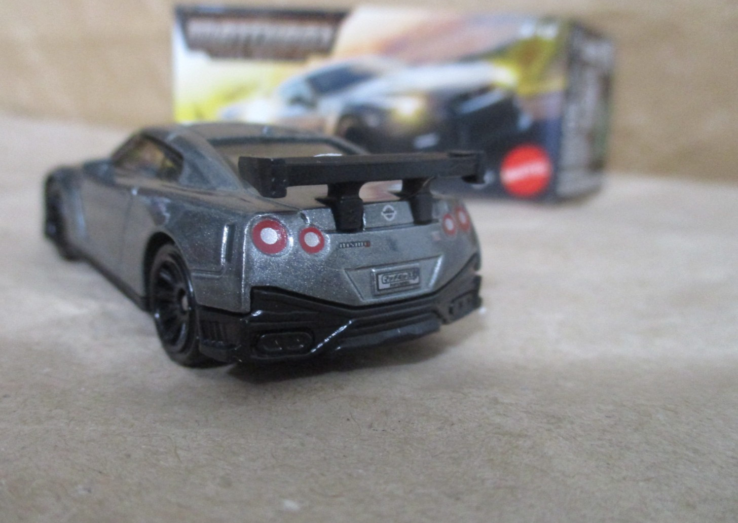 Power Grab Matchbox Movie #3 Nissan GT-R Nismo Dark Silver 1/64 Diecast