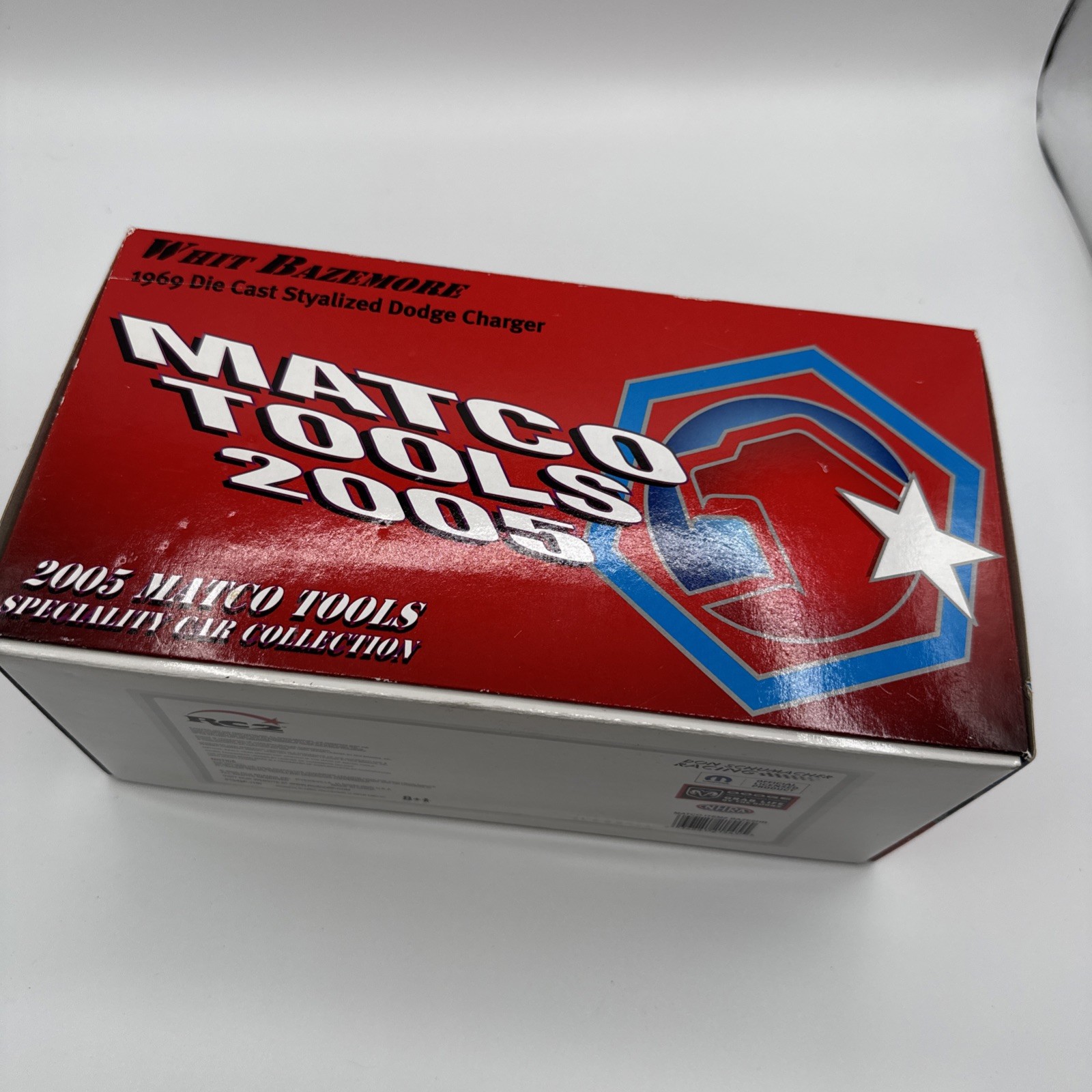 2005 Matco Tools Whit Bazemore 1969 Die Cast Styalized Dodge Charger w / COA