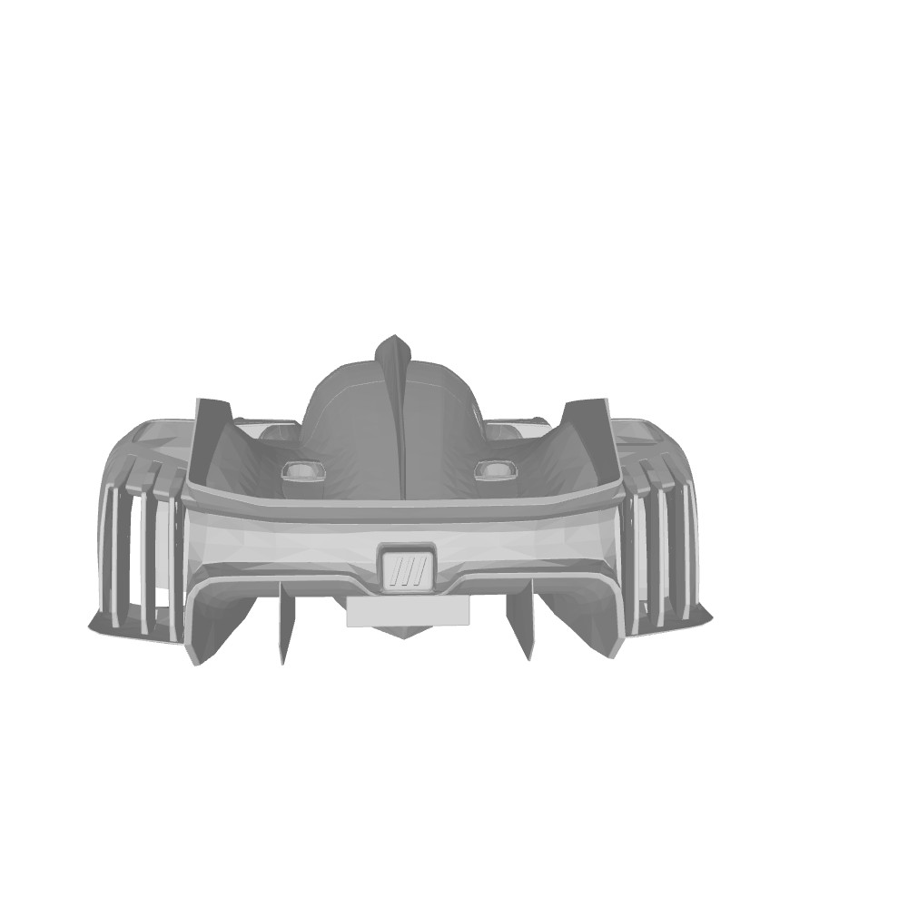 3d printed 2022 Peugeot 9X8 Hybrid Hypercar LMDH model car collectible replica