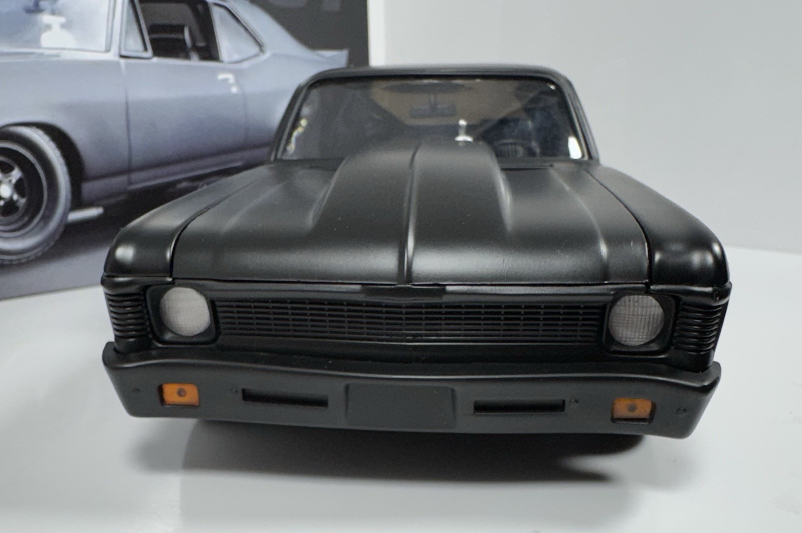 GMP 1/18 Scale 1969 Chevrolet Nova Pro Street Drag “BLACKOUT” 1320 Kings