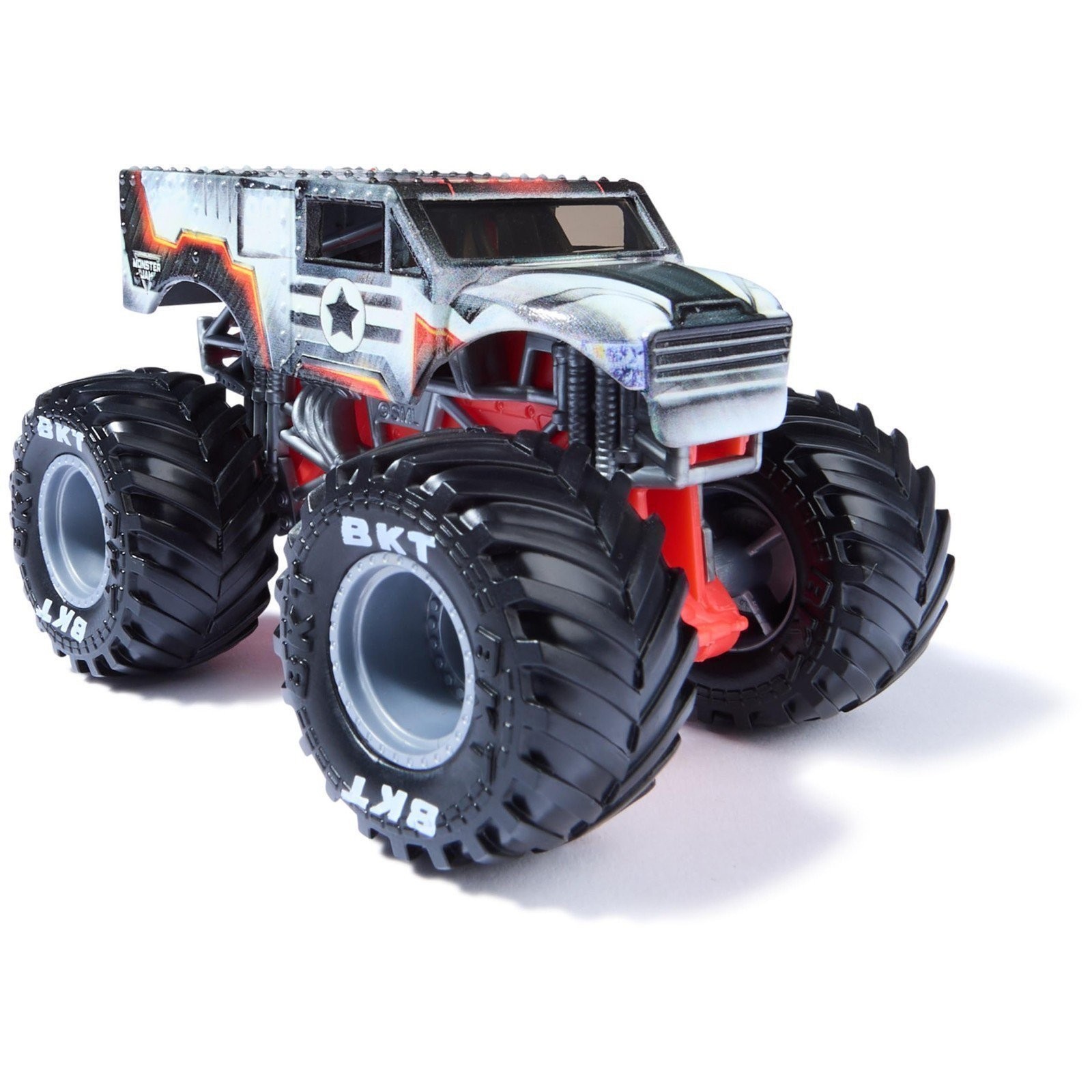 Monster Jam Marvel Iron Man Vs. War Machine Die-Cast Monster Trucks 1:64 Scale