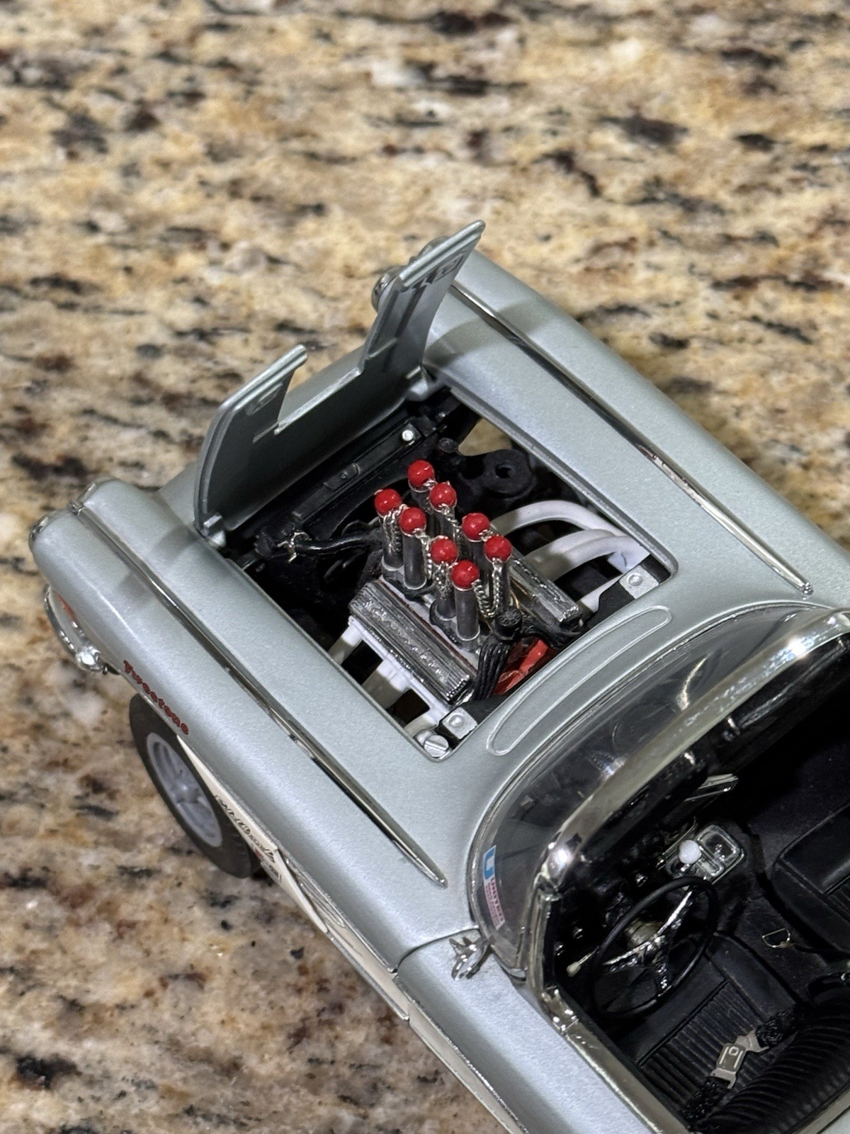 Danbury Mint 1961 Chevrolet Corvette “Gasser” 1:24 Scale – NOT COMPLETE