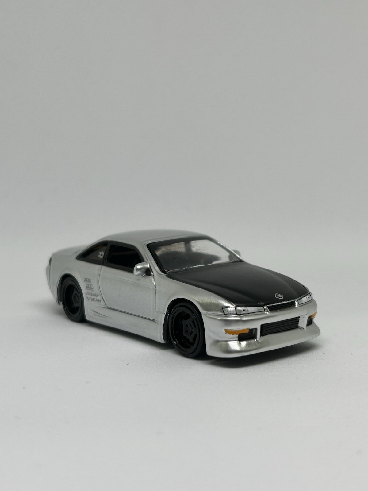 Jada Toys Nissan Silvia 240SX S14 – Silver Dub City Loose 1/64 Diecast Car 🔥