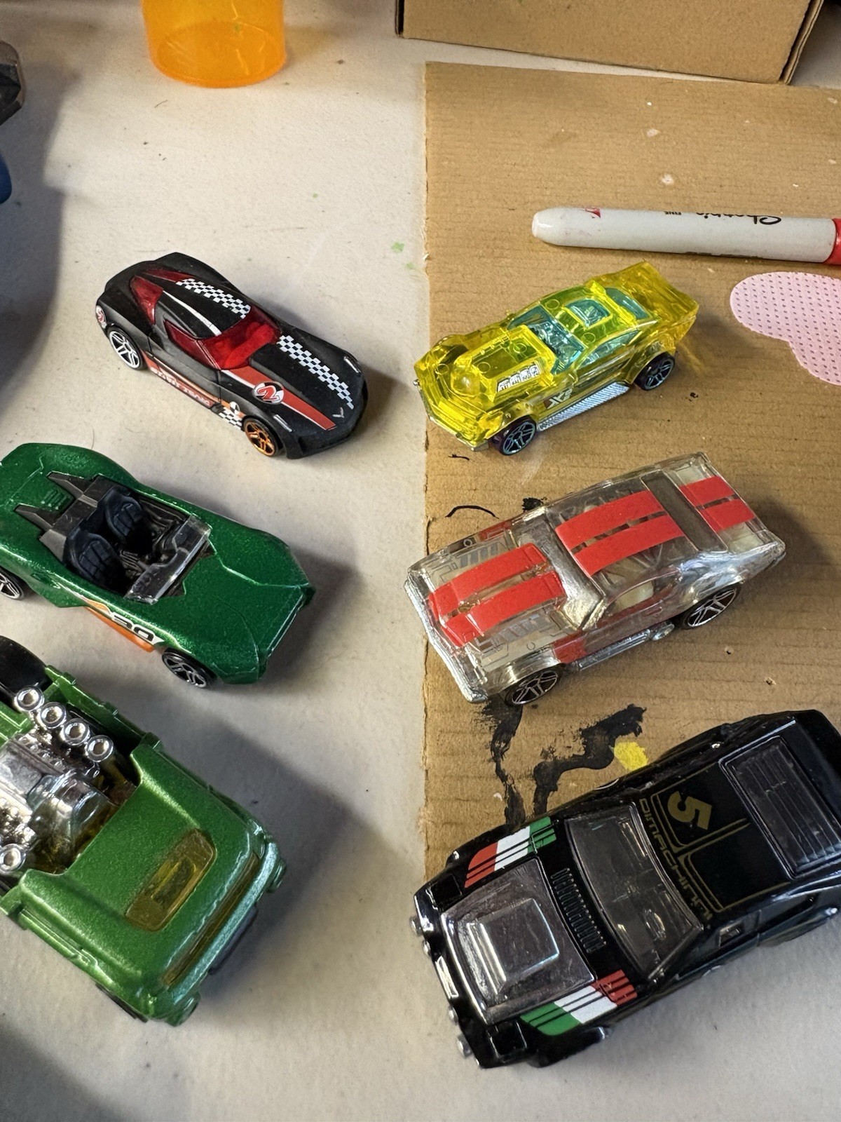 Loose Hot Wheels 11 Assorted Hot Wheels Plus 1 NASCAR. Lot Of 12