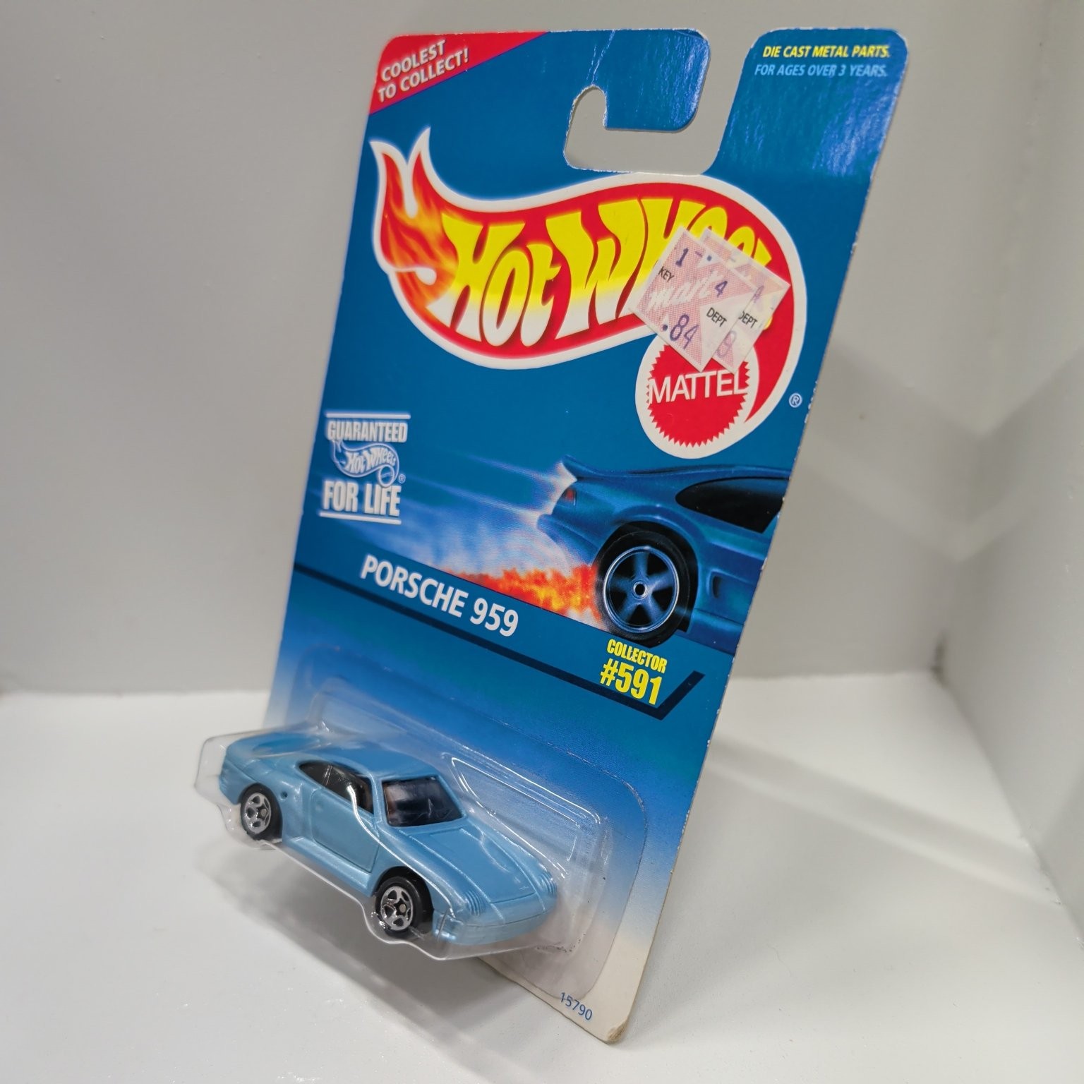 Hot Wheels Porsche 959 Light Blue 1:64 Diecast Collector Supercar #591
