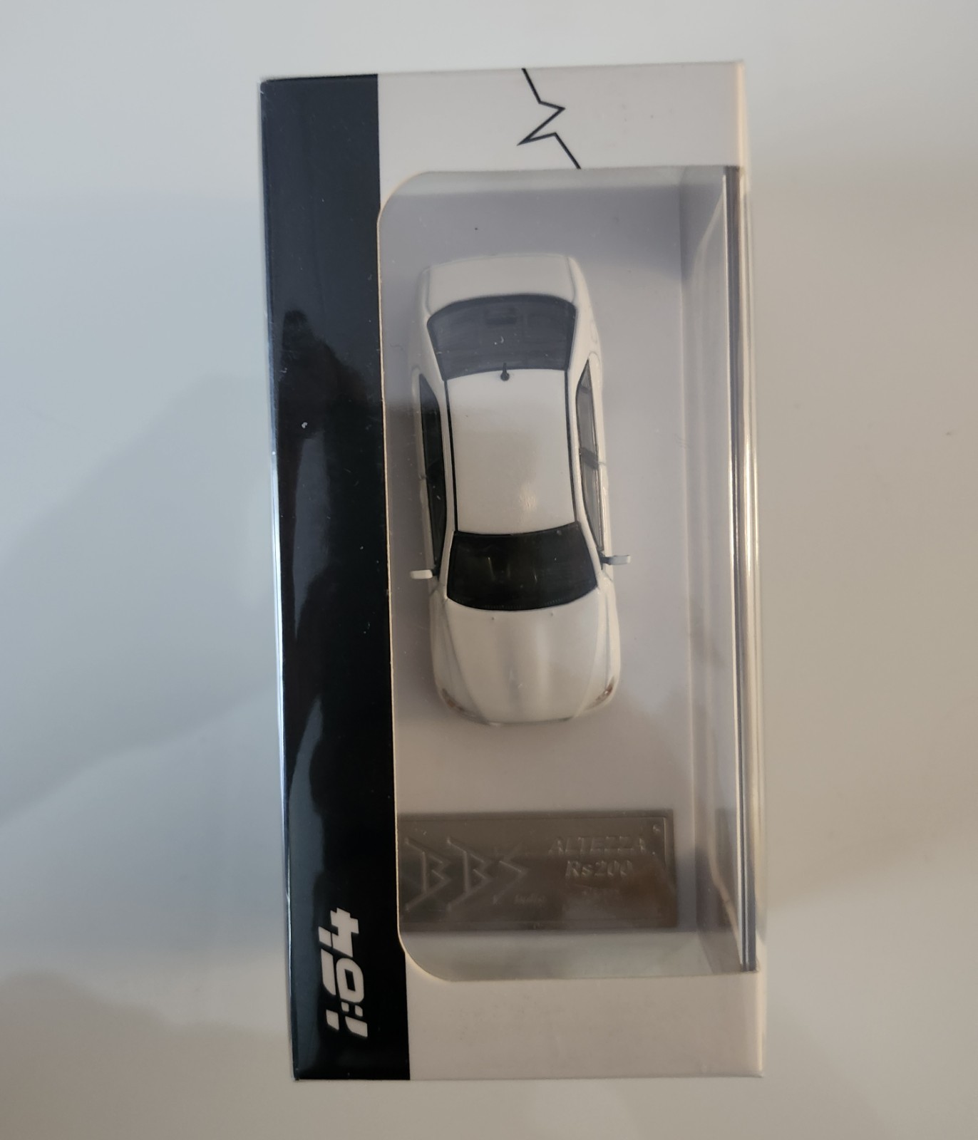 BBS 1/64 Lexus Altezza RS200 White/Black Diecast Car Model Unopened Box