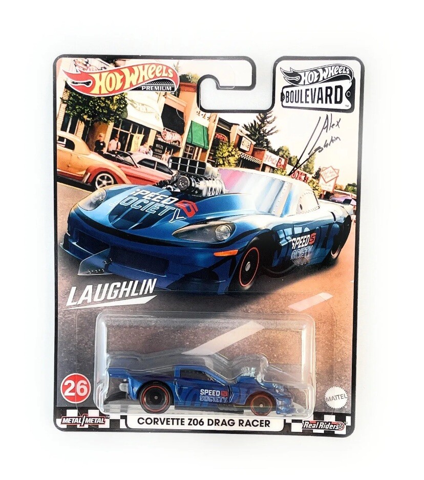 Hot Wheels 1:64 Corvette Z06 Drag Racer Diecast Car – GRL96