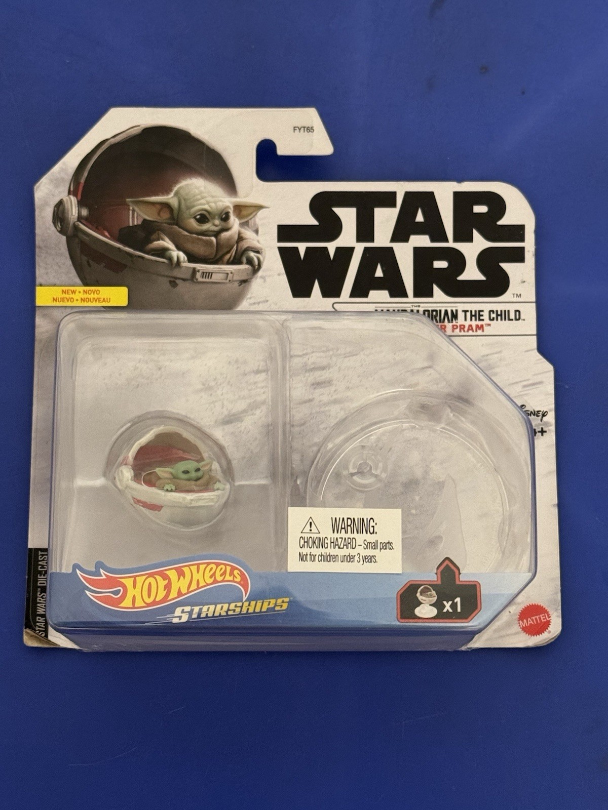 NEW Star Wars Hot Wheels Starships Mandalorian The Child Grogu Hover Pram 2020