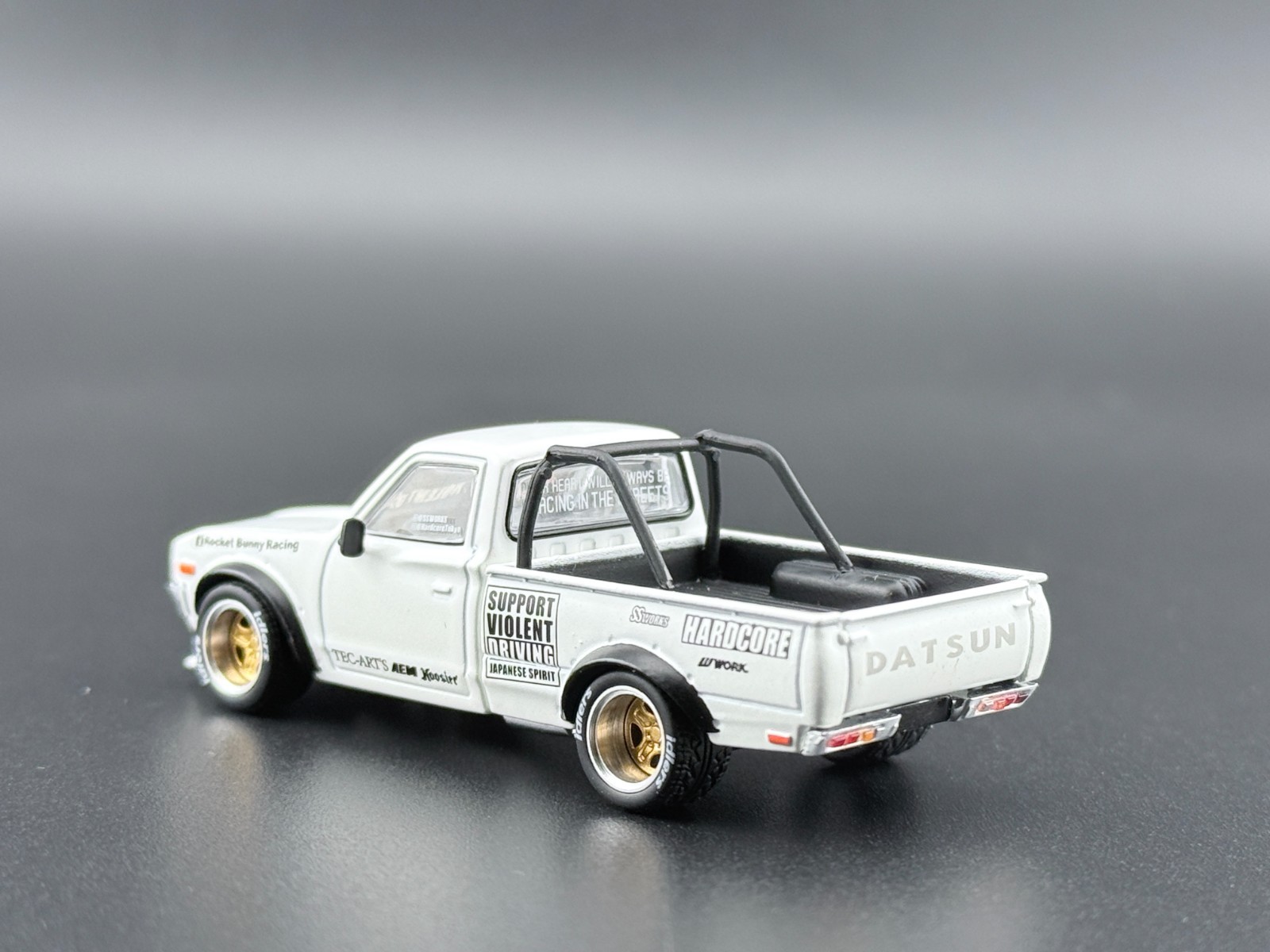 Pop Race Pandem Datsun 620 White 640350 1/64