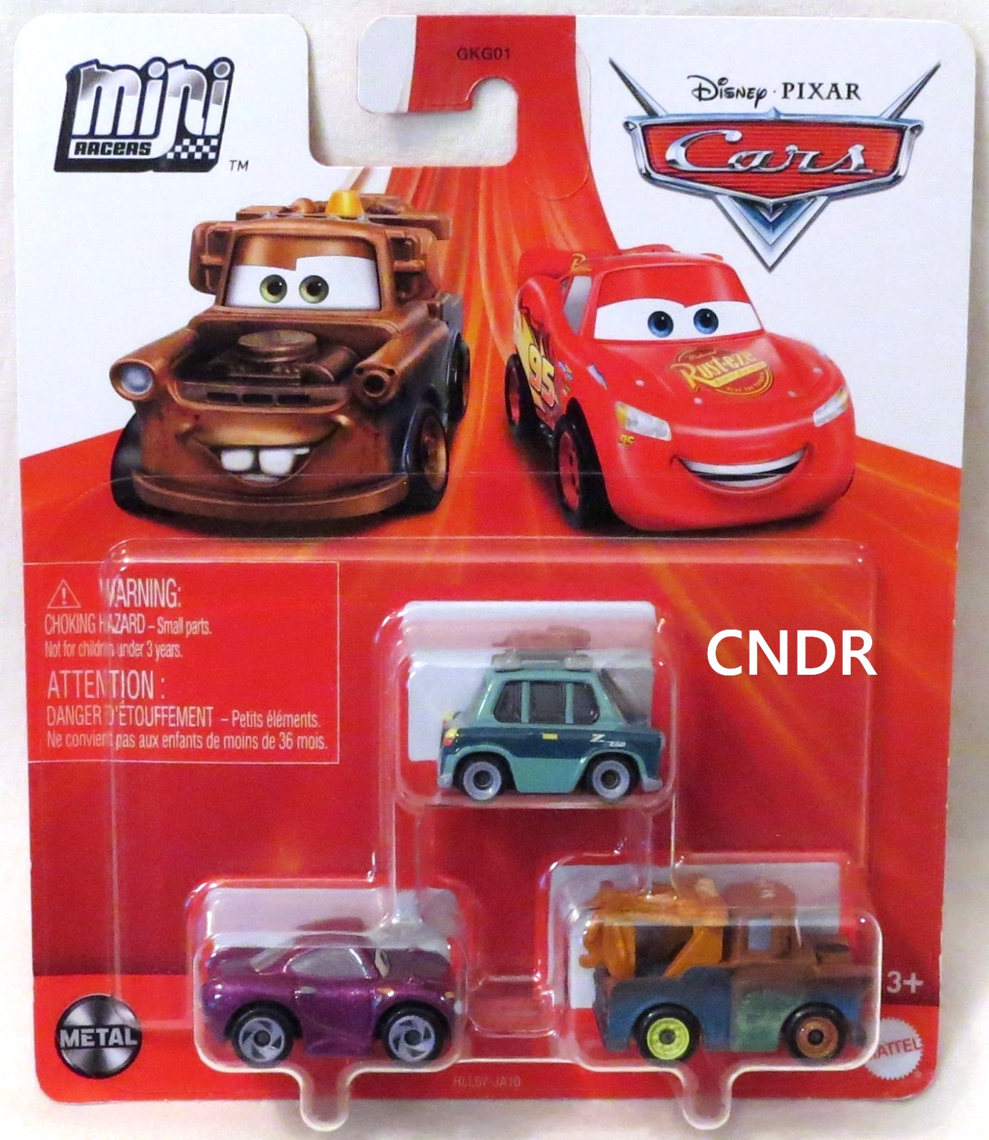 Disney Pixar Cars 2 Movie MINI RACERS 3 Pack Professor Z Holley Shiftwell Mater!