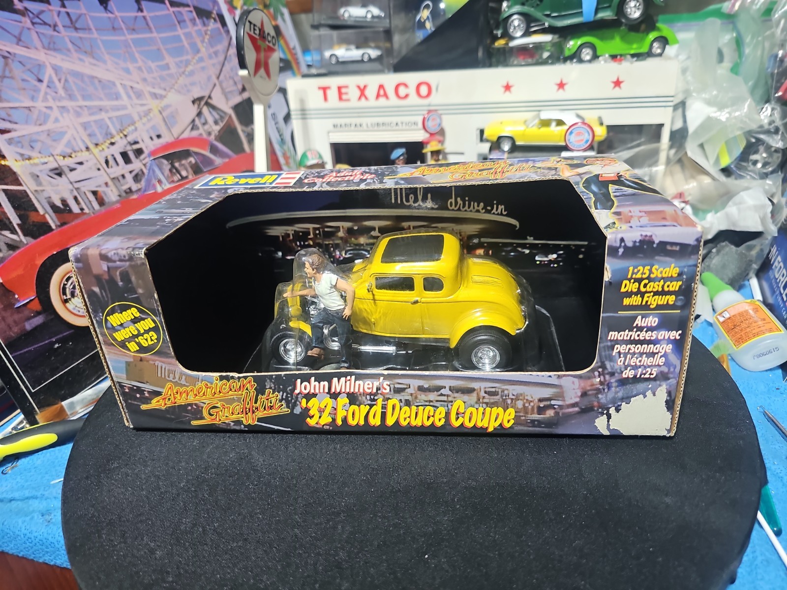VINTAGE RARE REVELL AMERICAN GRAFFITI 1:25 FORD 1932 DEUCE COUPE JOHN MILNERS