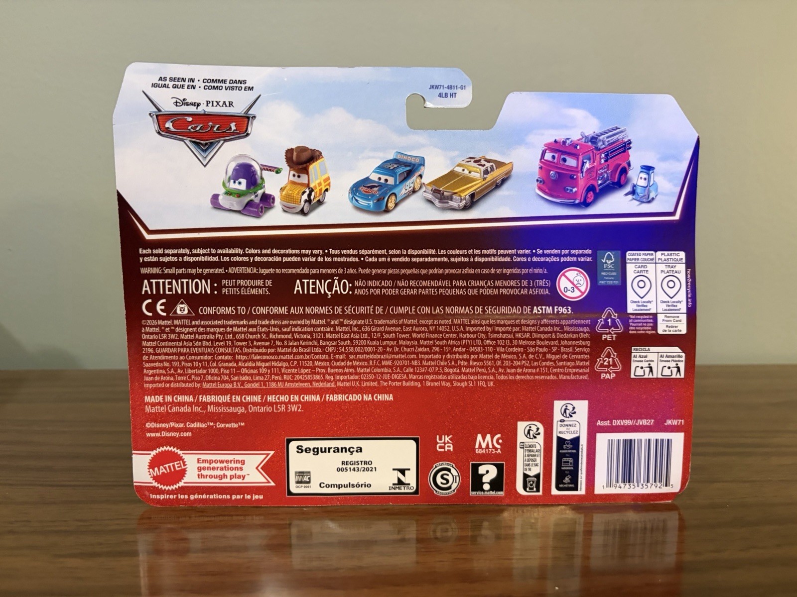 Mattel Disney Pixar Cars Mater & Tractor 2-Pack 20th Anniversary 1:55 Diecast