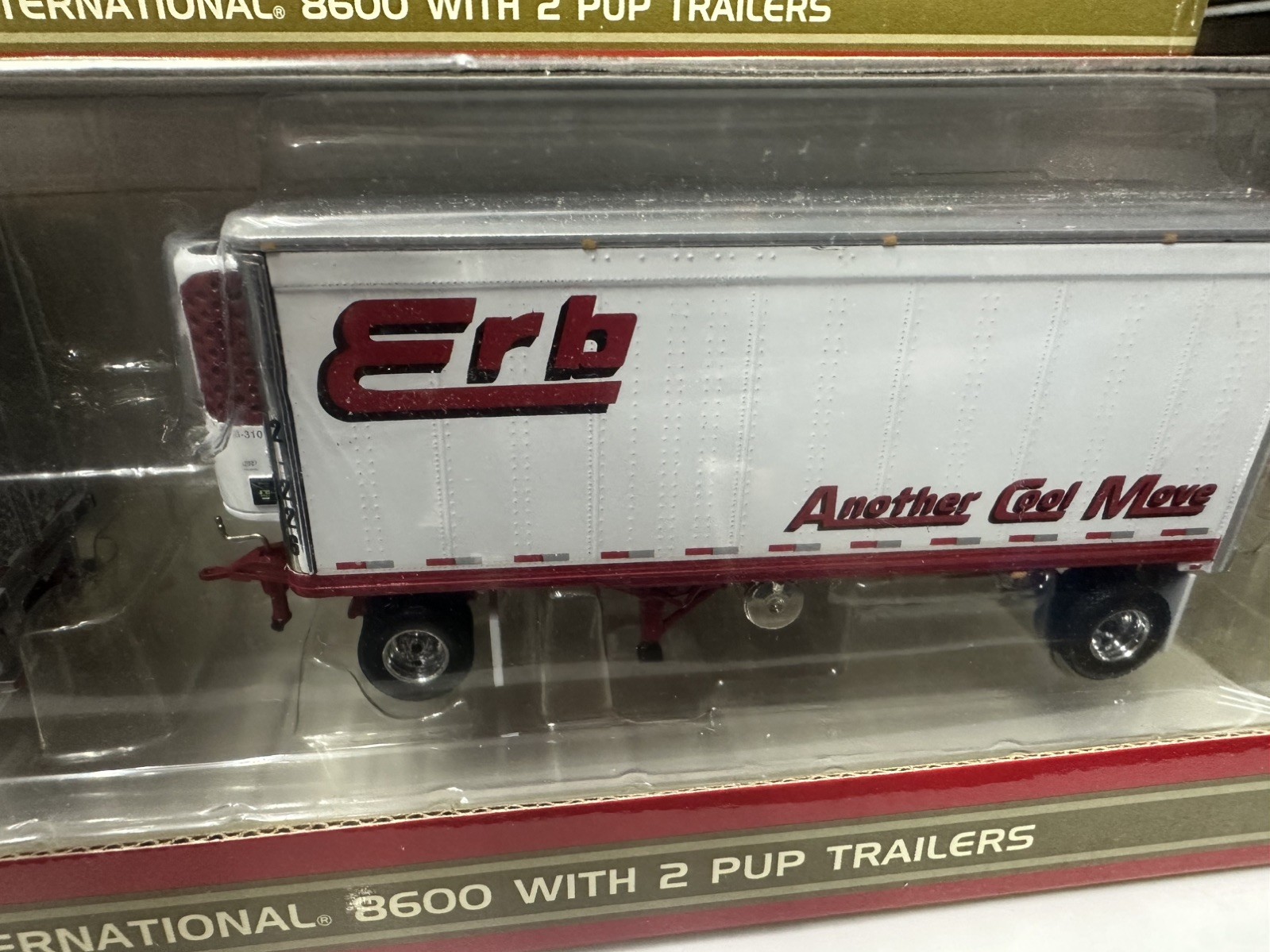 FIRST GEAR 1/64 ERB WITH PUP TRAILERS #69-0126