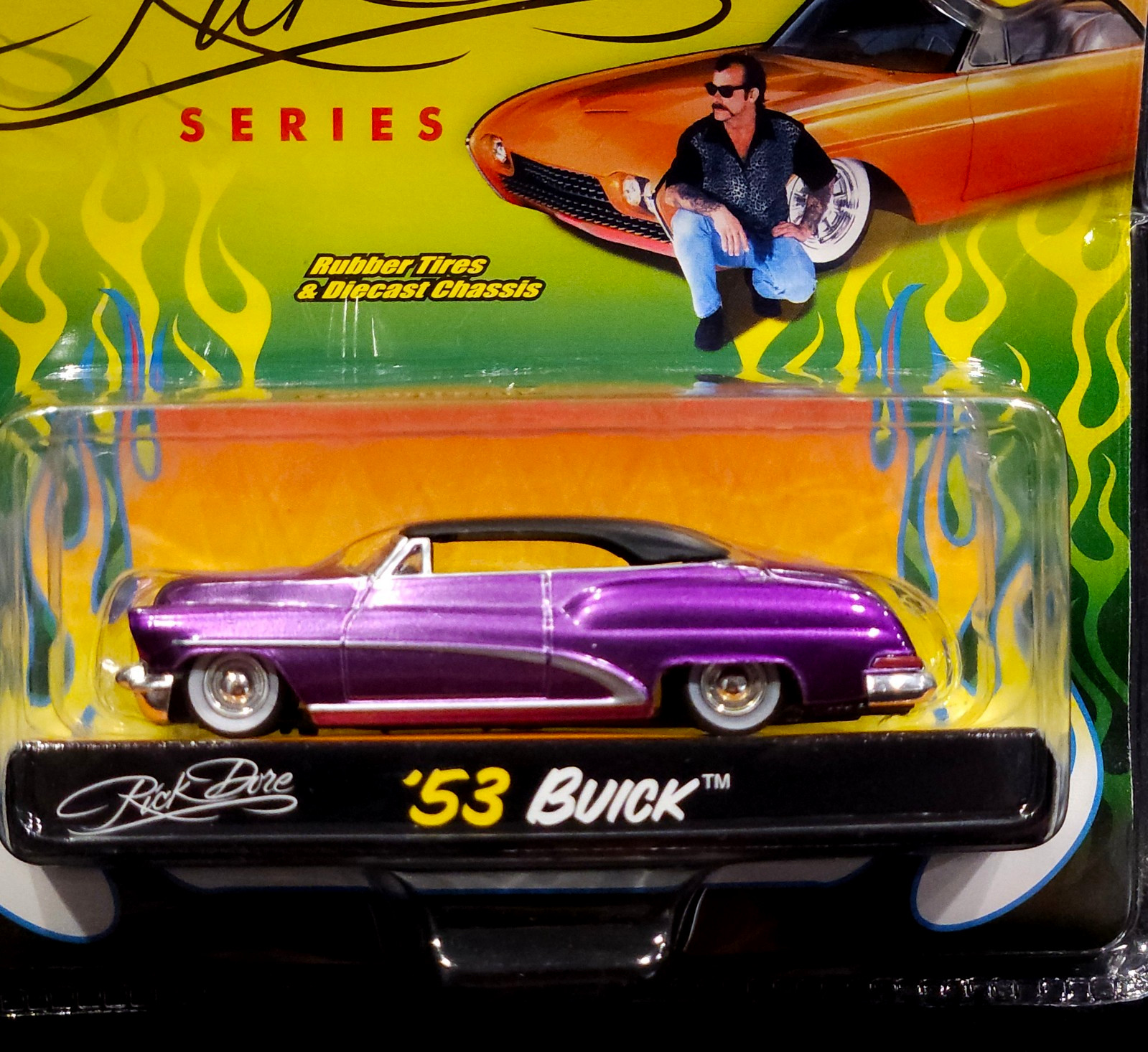 Jada 53 1953 Buick Super Riviera Rick Dore Road Rats Hot Rod Car Purple RARE