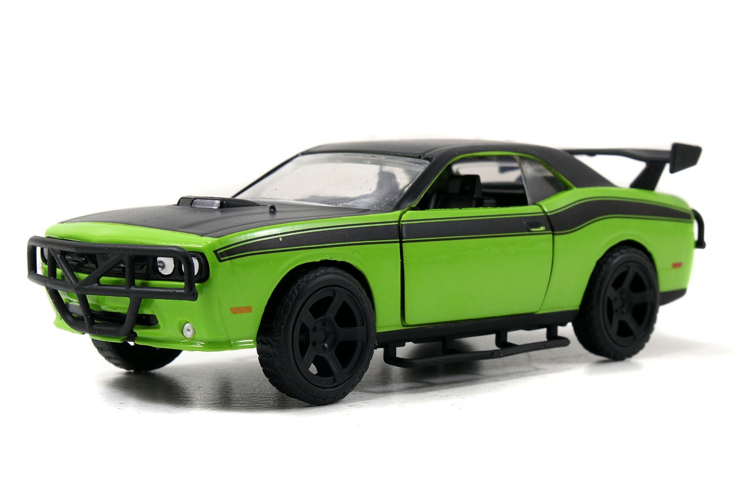 DODGE CHALLENGER SRT8 GREEN FAST & FURIOUS 25 YEARS 1/32 DIECAST BY JADA 97140